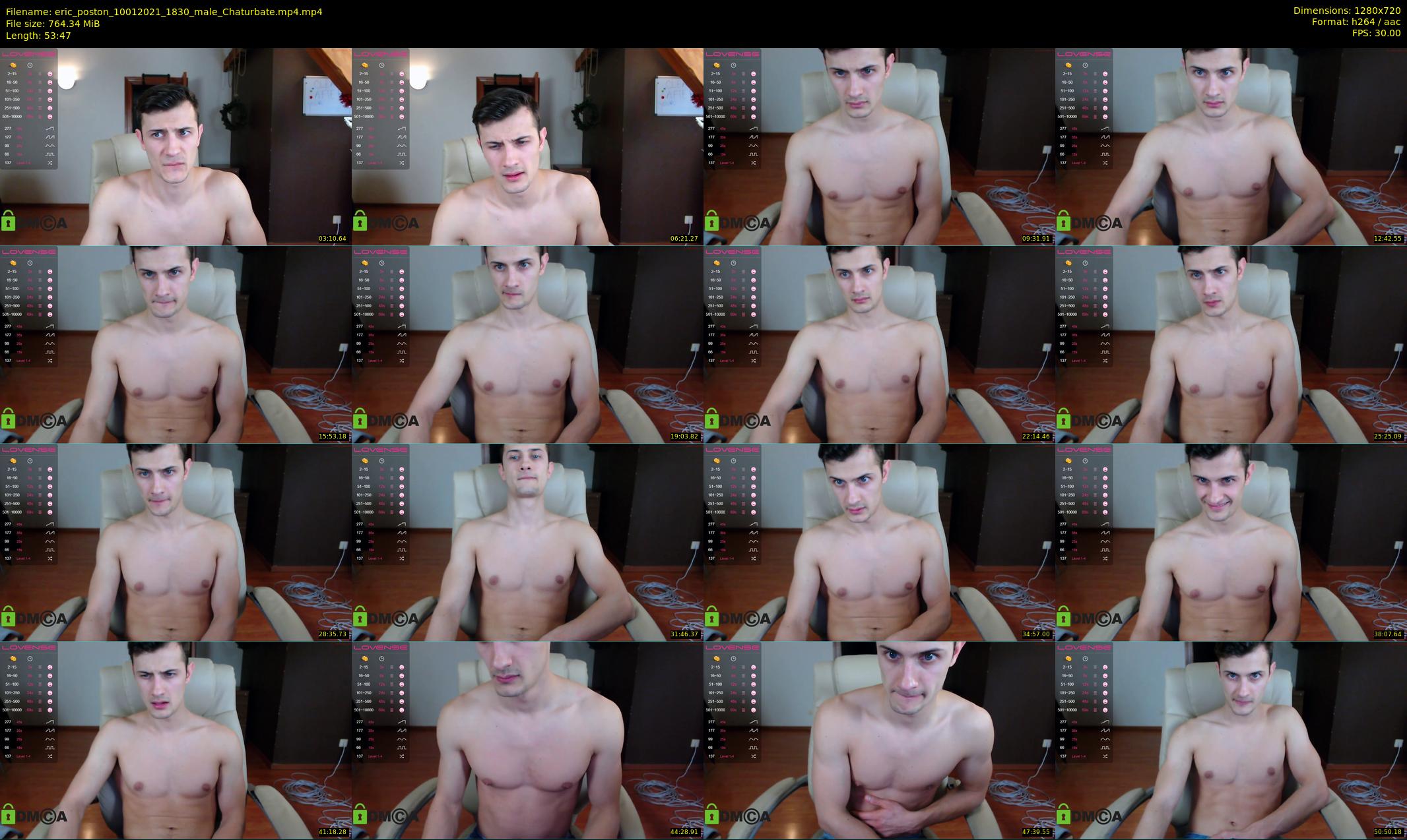 eric_poston — 54 minute Chaturbate male cam show recording, 720p, Jan 10, 2021
