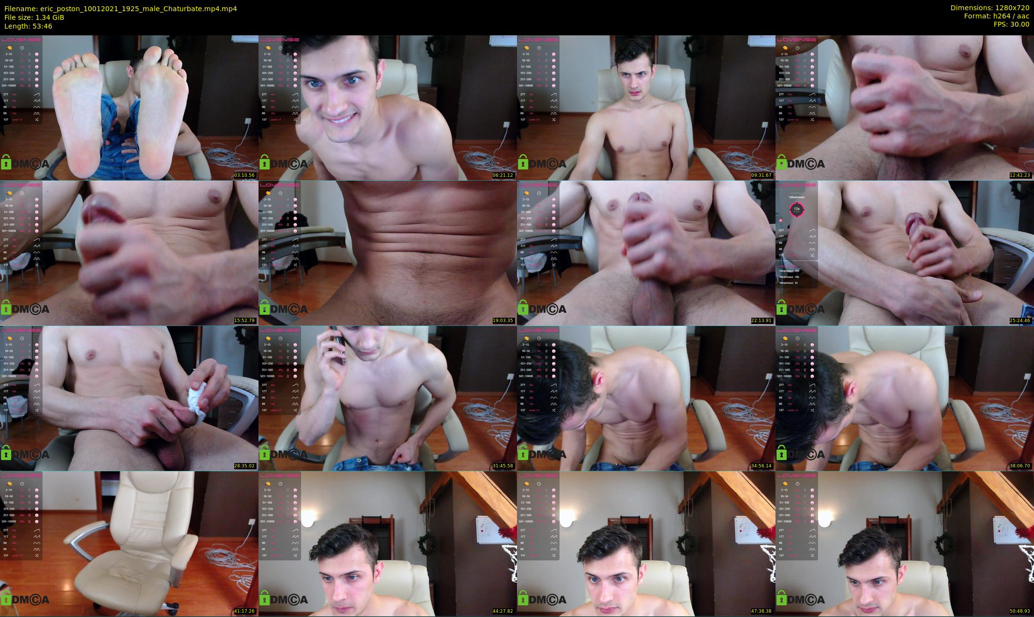 eric_poston — 54 minute Chaturbate male cam show recording, 720p, Jan 10, 2021