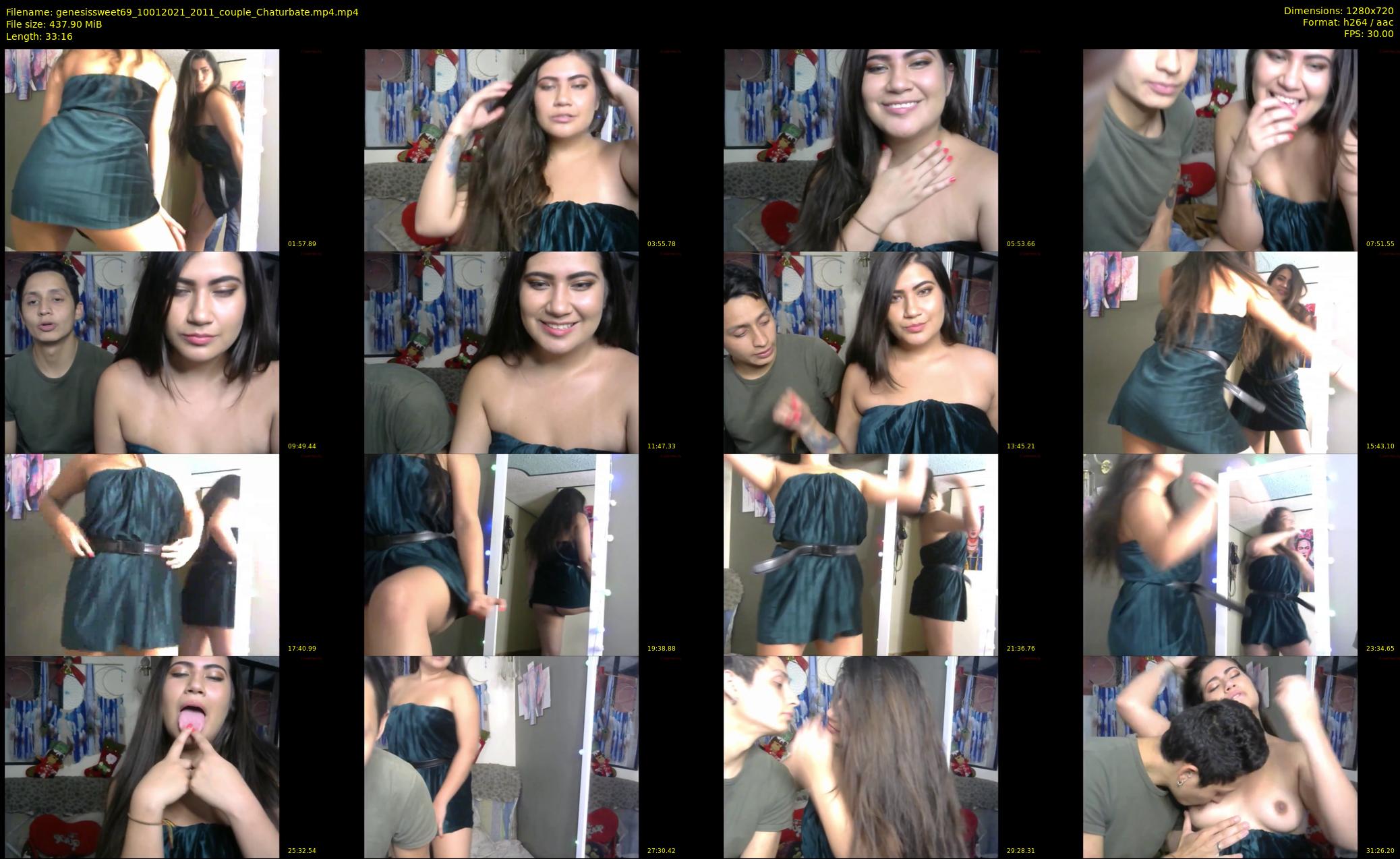 genesissweet69 — 34 minute Chaturbate couple cam show recording, 720p, Jan 10, 2021