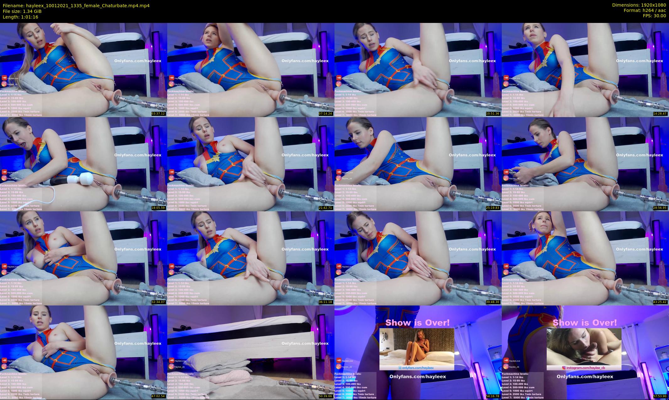 hayleex — 62 minute Chaturbate female cam show recording, 1080p, Jan 10, 2021