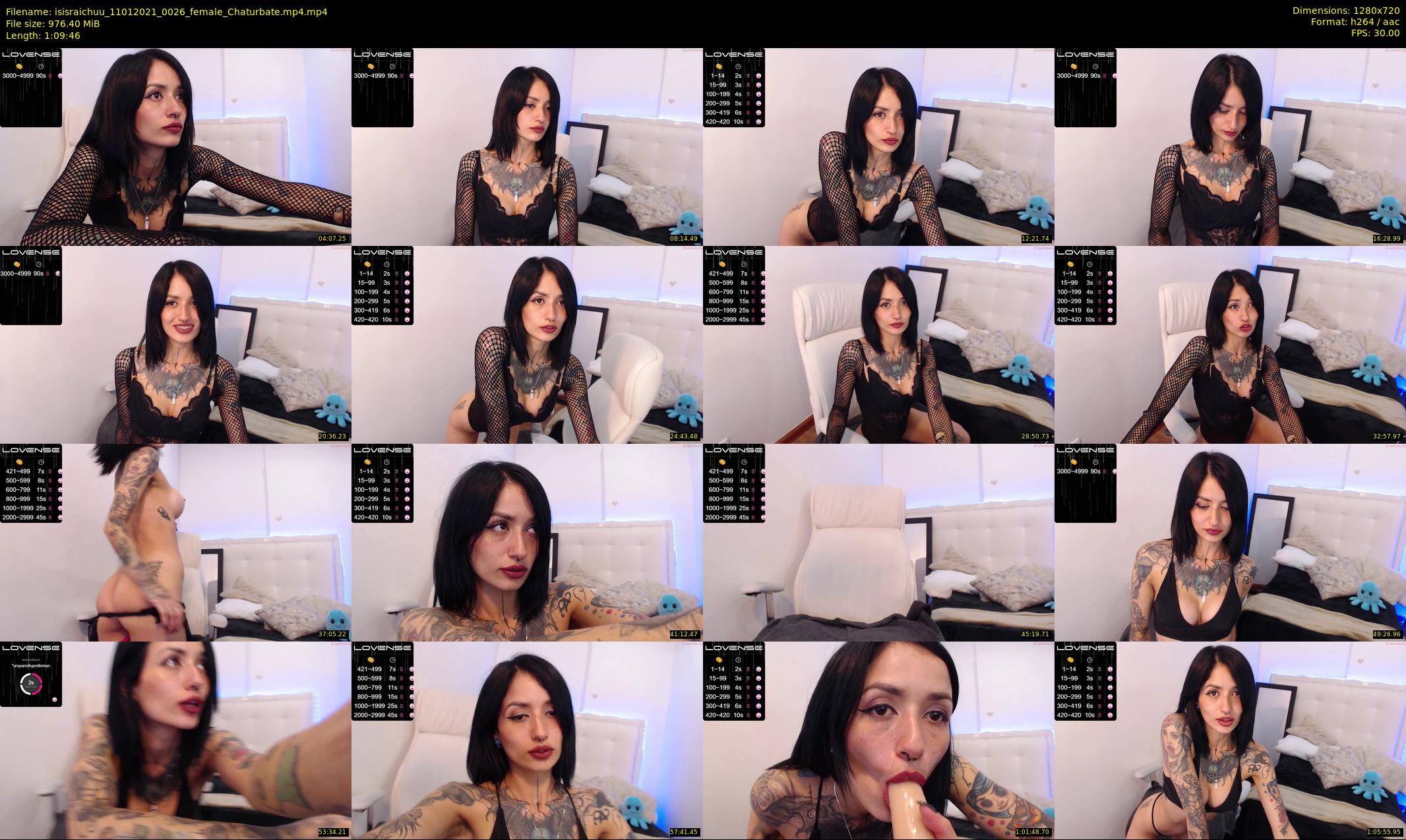 isisraichuu — 70 minute Chaturbate female cam show recording, 720p, Jan 11, 2021