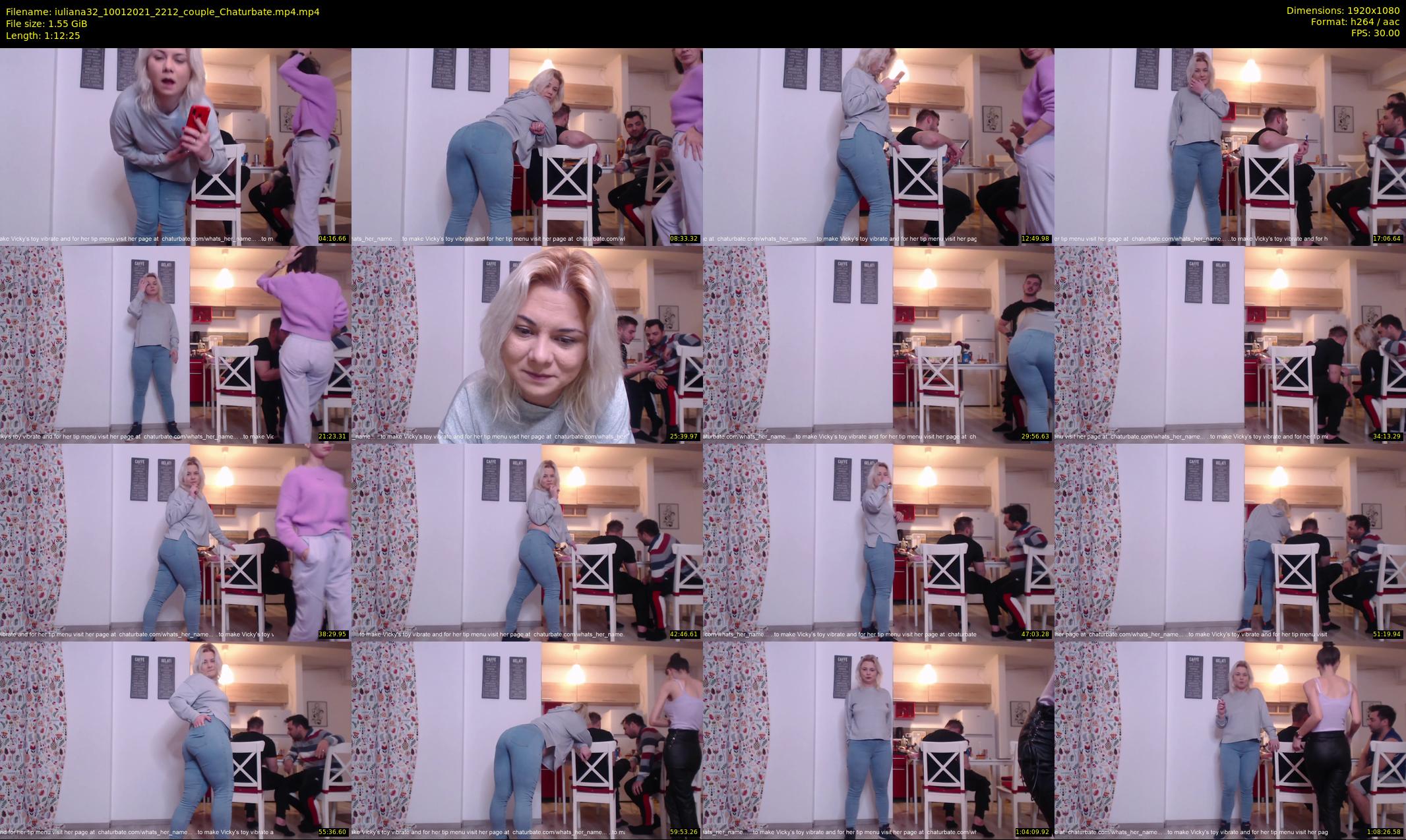 iuliana32 — 73 minute Chaturbate couple cam show recording, 1080p, Jan 10, 2021