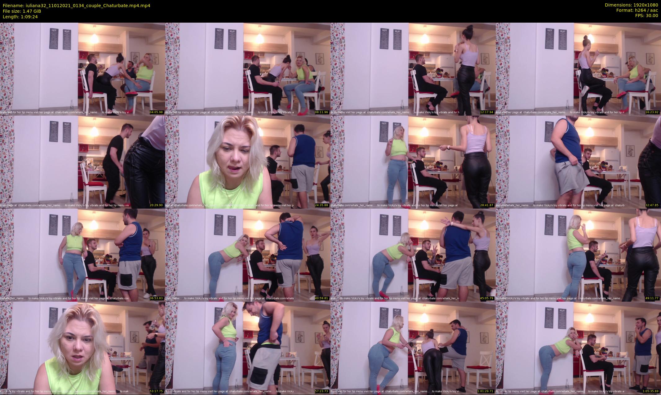 iuliana32 — 70 minute Chaturbate couple cam show recording, 1080p, Jan 11, 2021