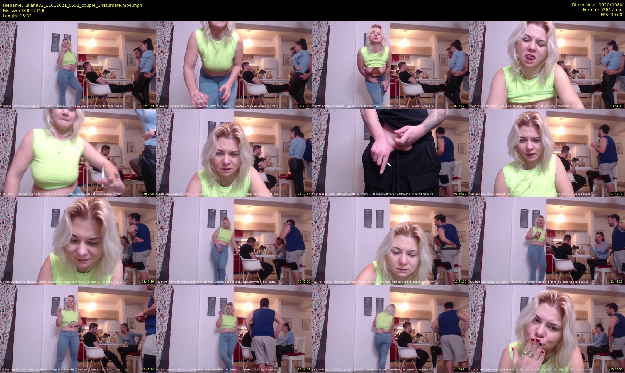 iuliana32 — 17 minute Chaturbate couple cam show recording, 1080p, Jan 11, 2021