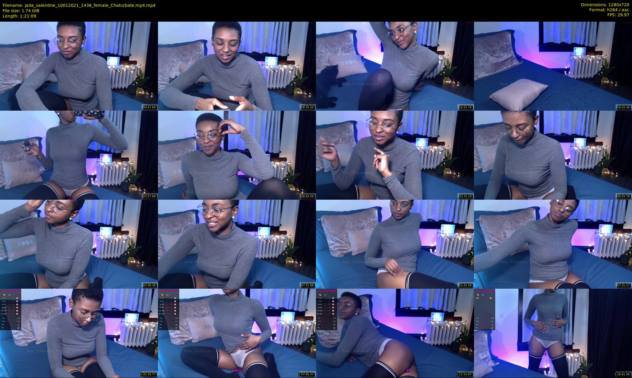 jada_valentine — 82 minute Chaturbate female cam show recording, 720p, Jan 10, 2021