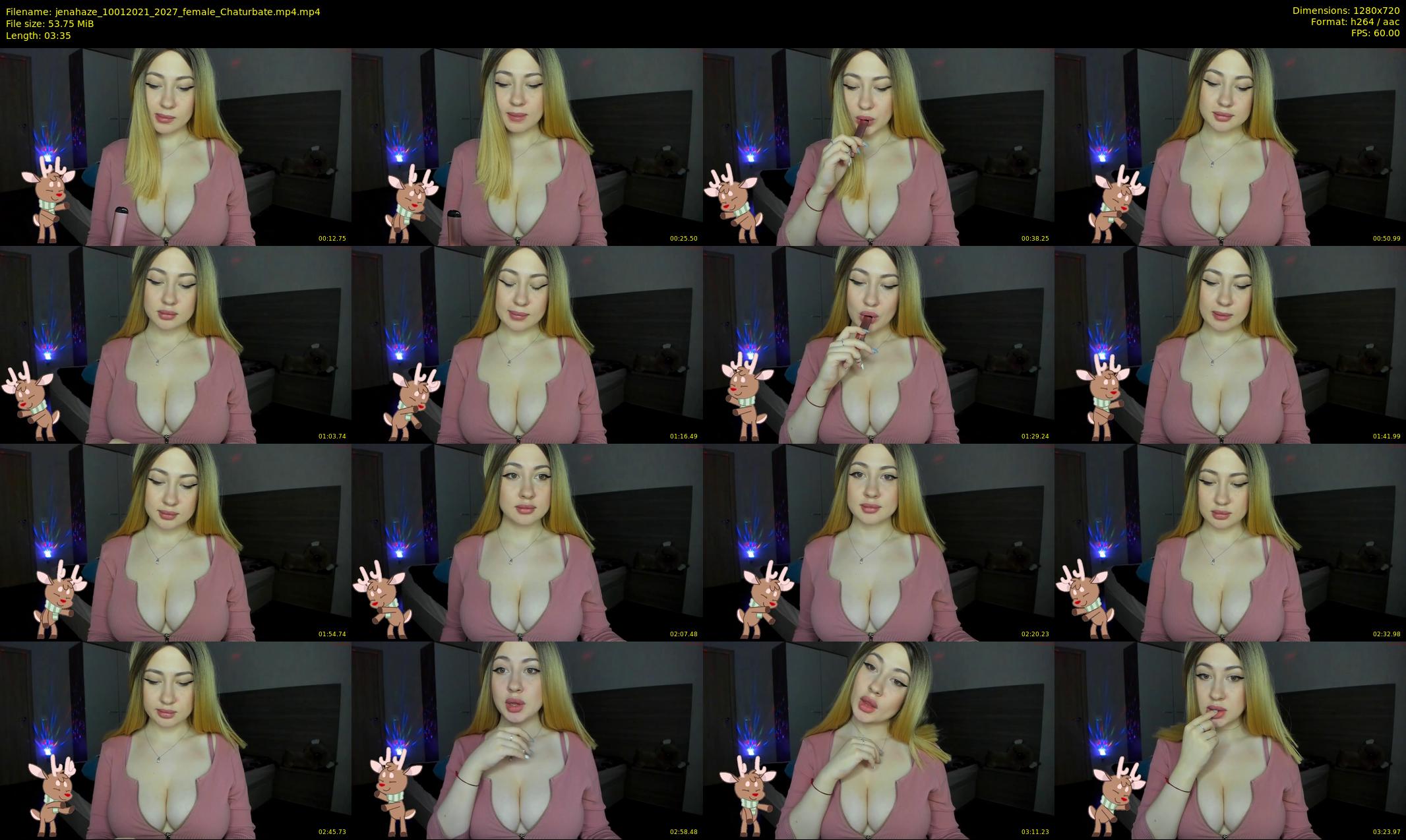 jenahaze — 4 minute Chaturbate female cam show recording, 720p, Jan 10, 2021