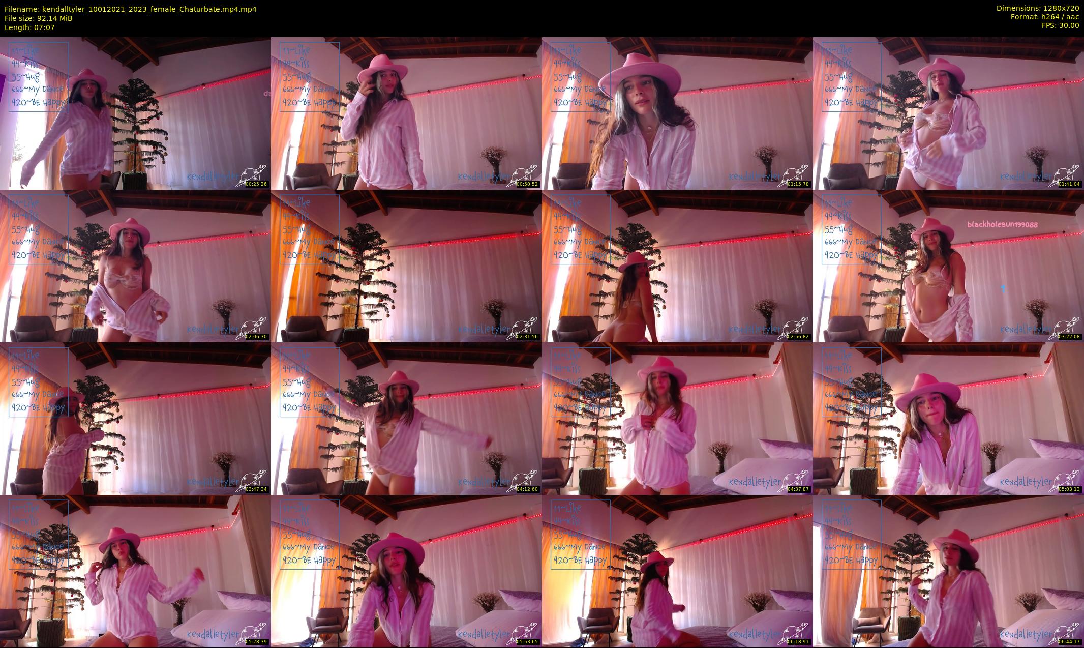 kendalltyler — 8 minute Chaturbate female cam show recording, 720p, Jan 10, 2021