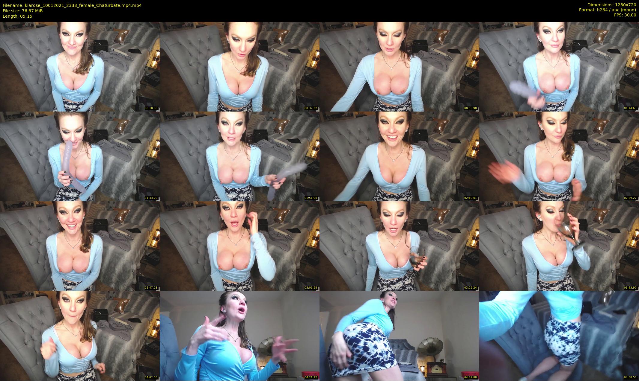 kiarose — 6 minute Chaturbate female cam show recording, 720p, Jan 10, 2021