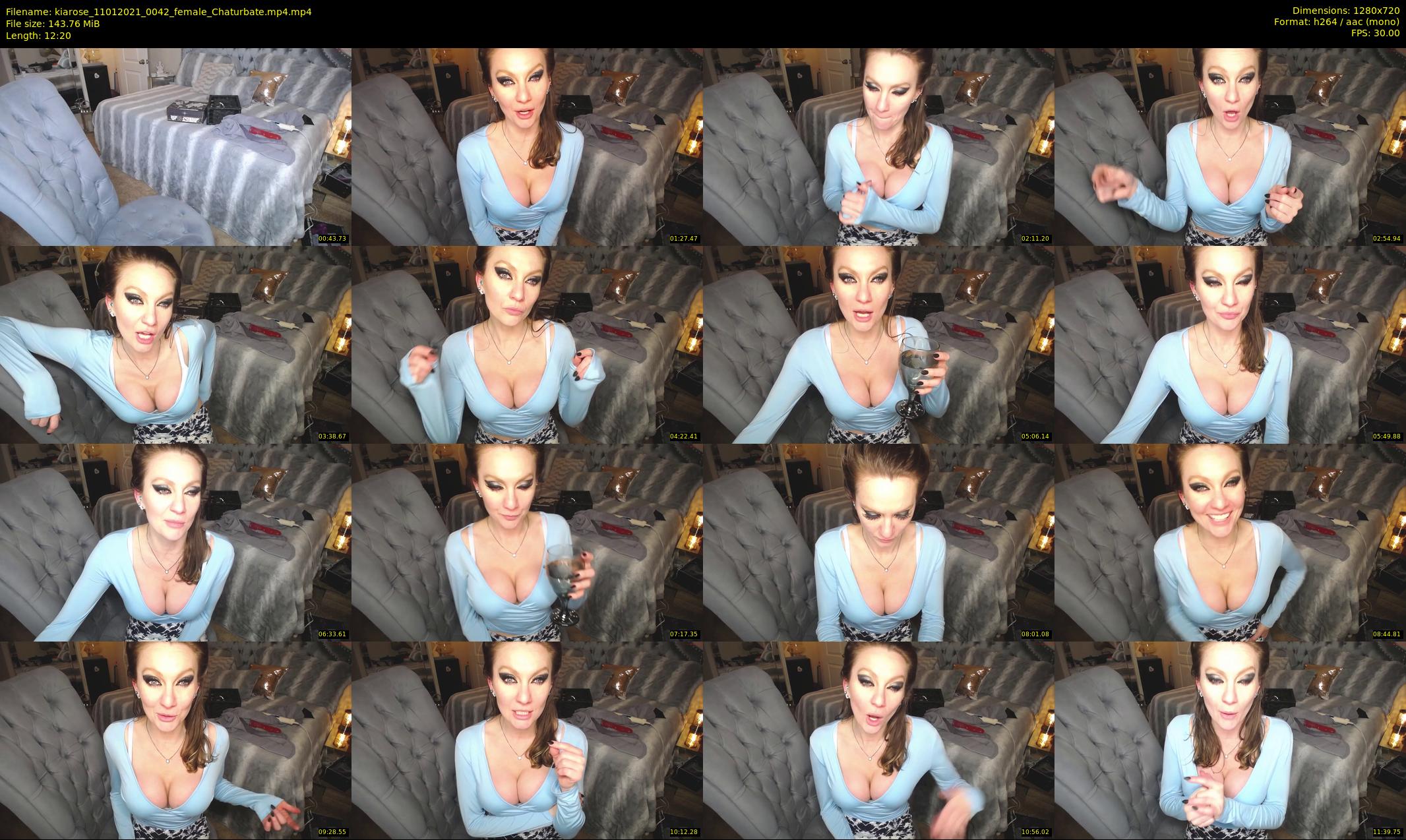 kiarose — 13 minute Chaturbate female cam show recording, 720p, Jan 11, 2021