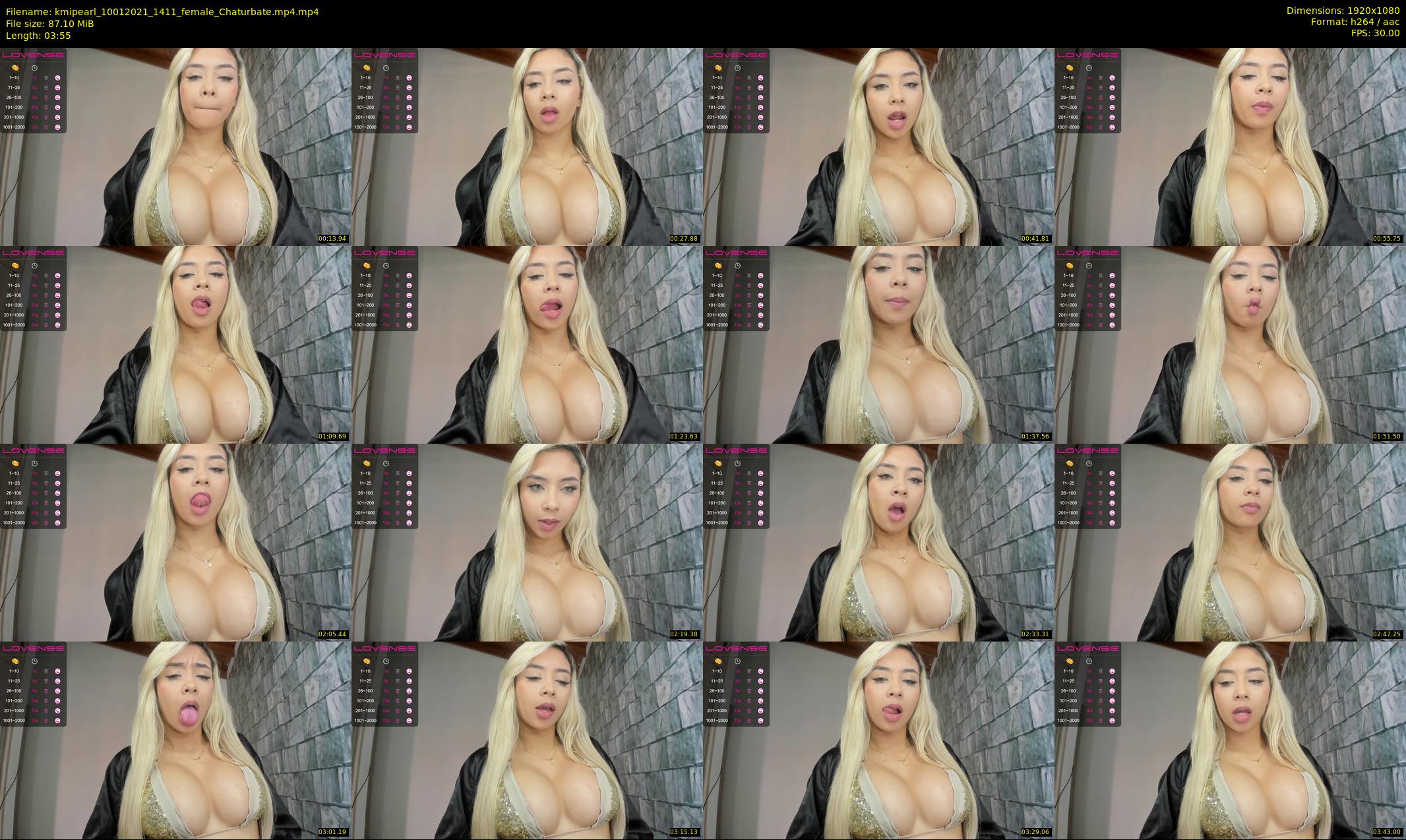 kmipearl — 4 minute Chaturbate female cam show recording, 1080p, Jan 10, 2021