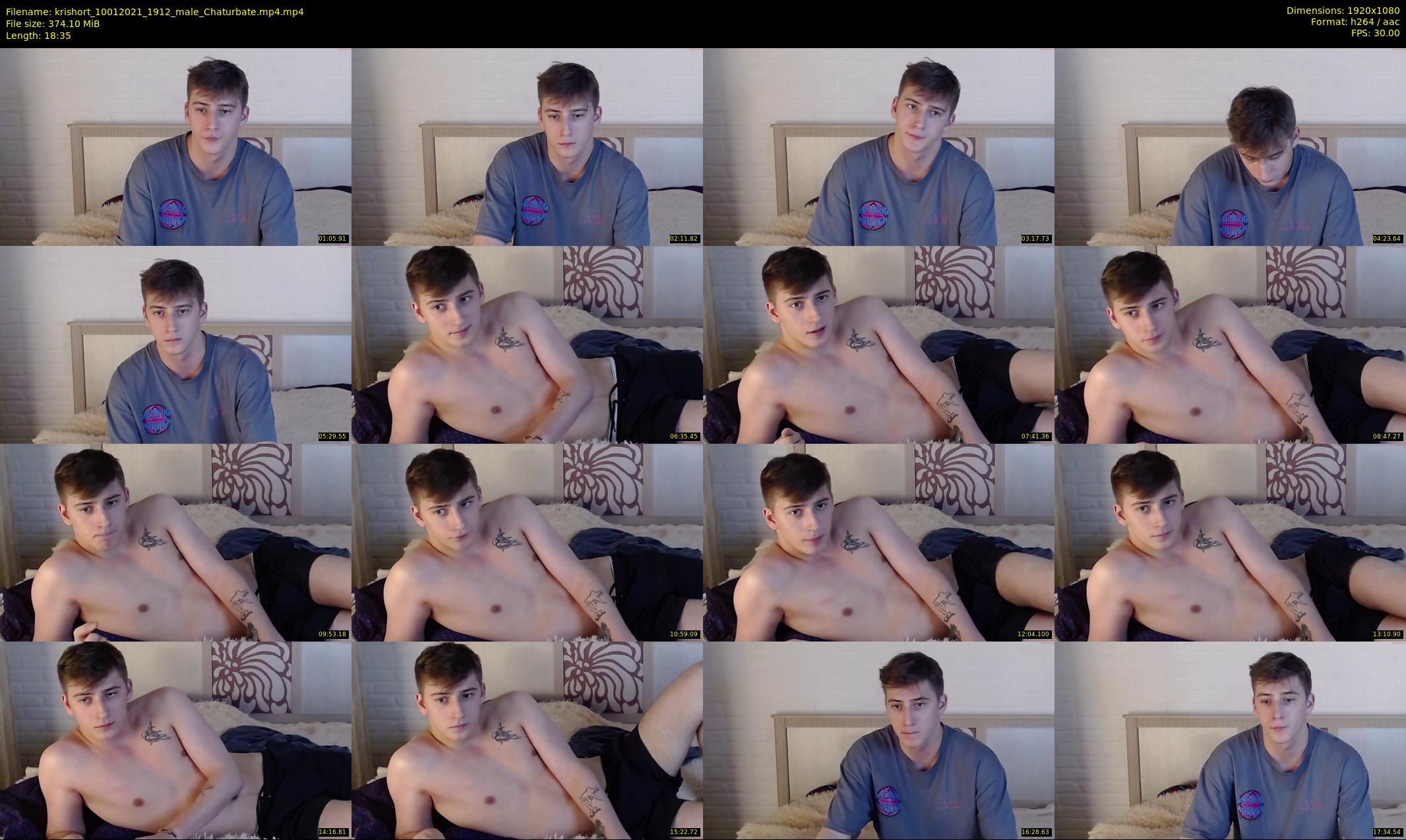 krishort — 19 minute Chaturbate male cam show recording, 1080p, Jan 10, 2021