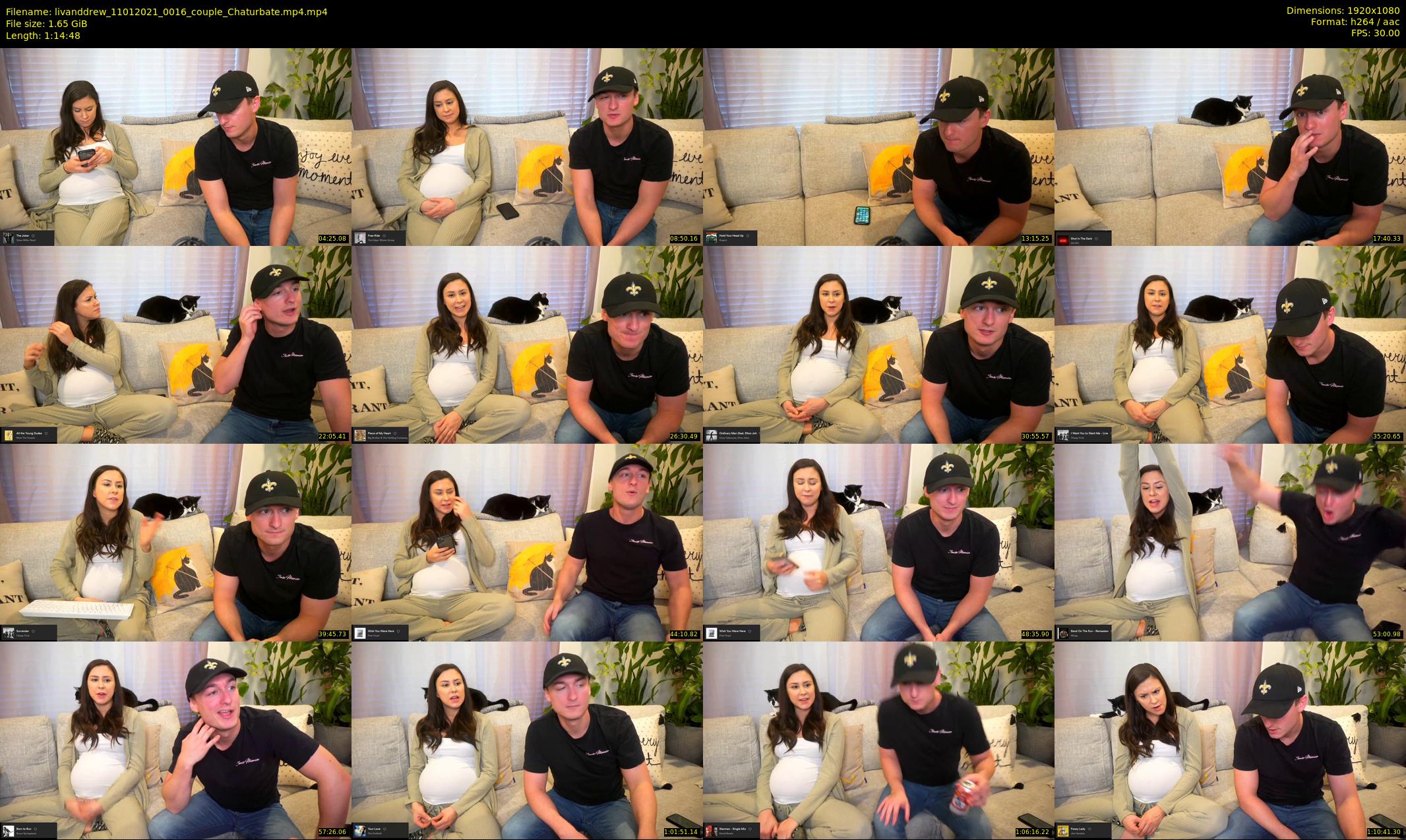 livanddrew — 75 minute Chaturbate couple cam show recording, 1080p, Jan 11, 2021