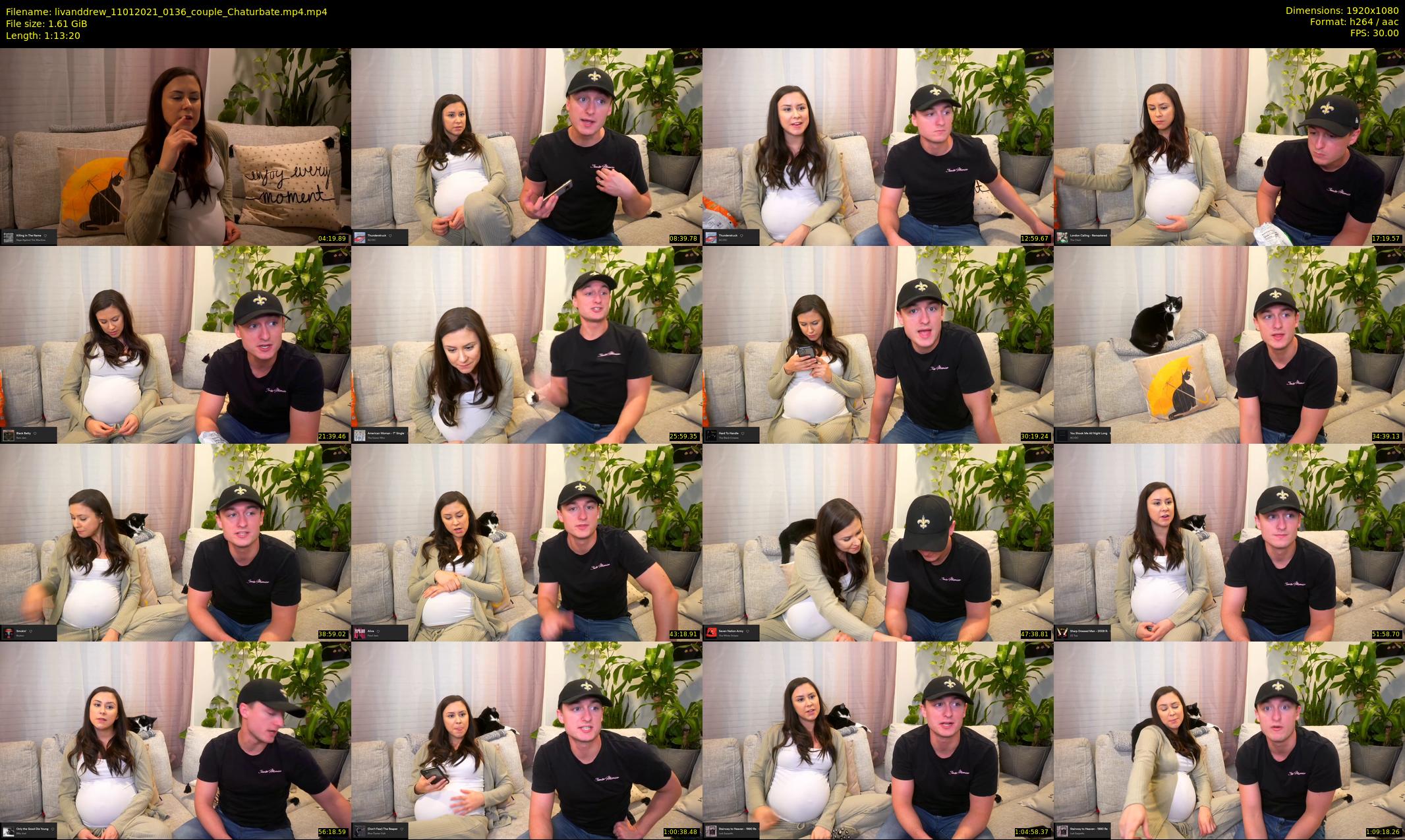 livanddrew — 74 minute Chaturbate couple cam show recording, 1080p, Jan 11, 2021