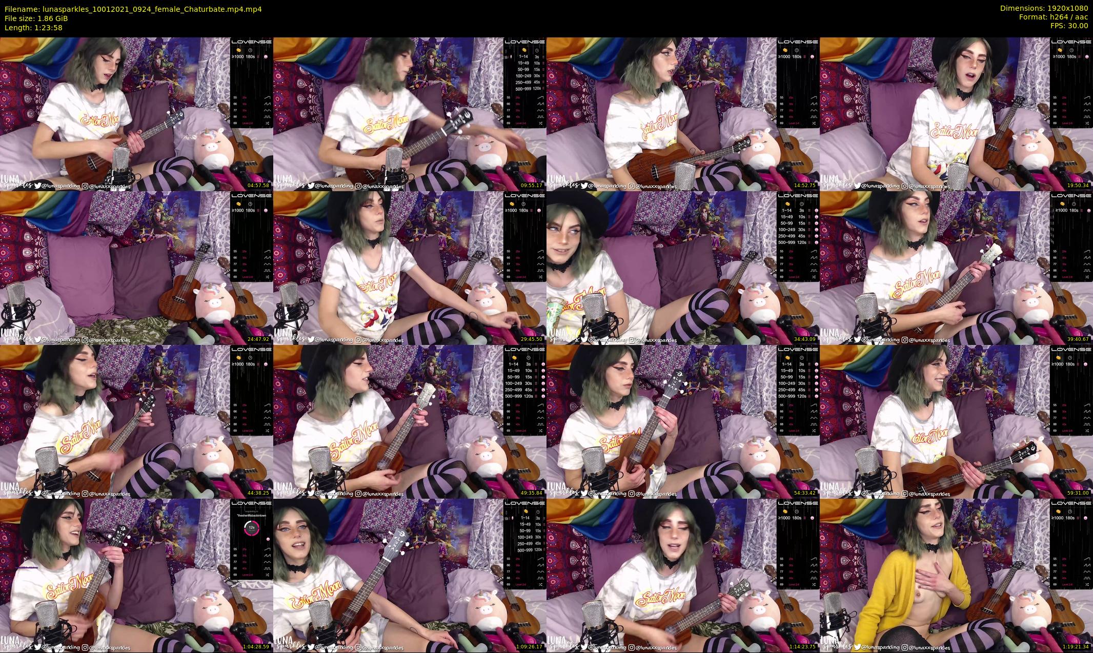 lunasparkles — 84 minute Chaturbate female cam show recording, 1080p, Jan 10, 2021
