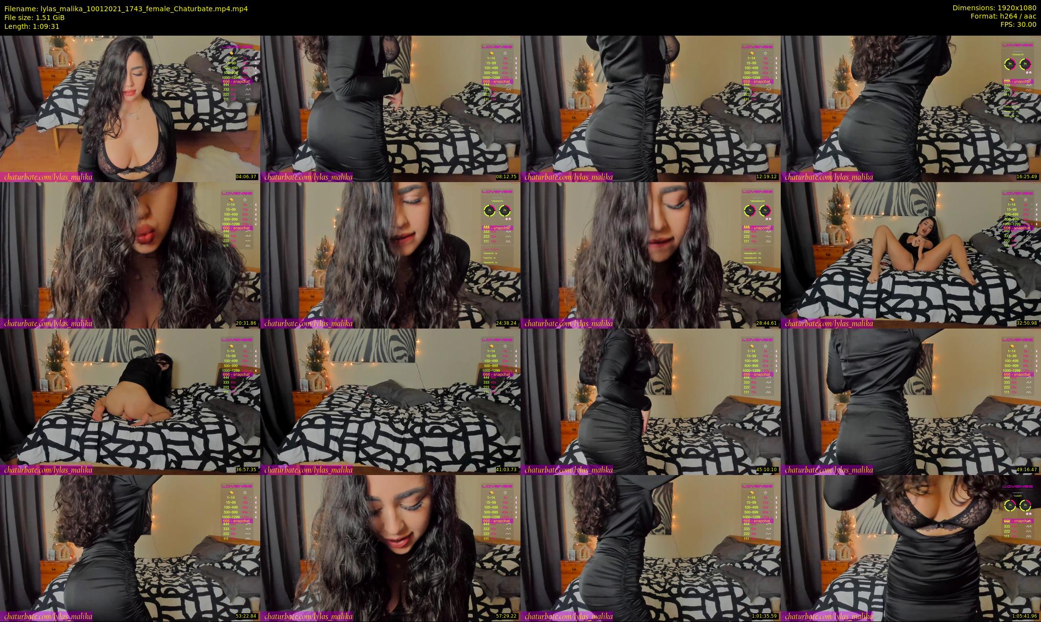 lylas_malika — 70 minute Chaturbate female cam show recording, 1080p, Jan 10, 2021