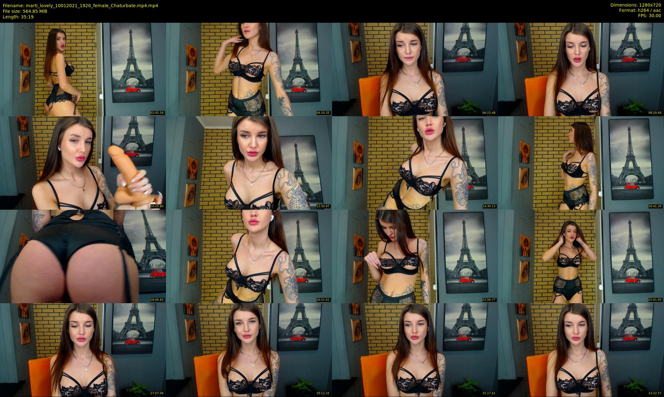 marti_lovely — 36 minute Chaturbate female cam show recording, 720p, Jan 10, 2021
