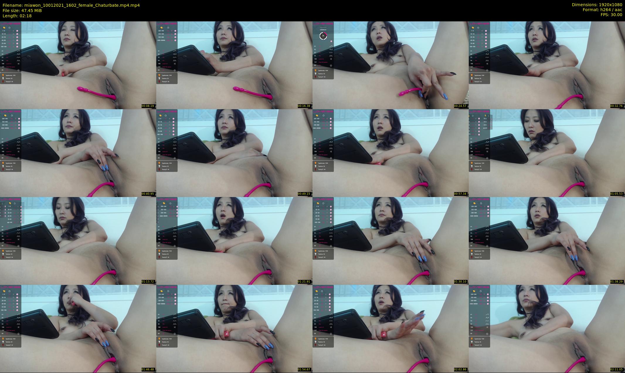 miawon — 3 minute Chaturbate female cam show recording, 1080p, Jan 10, 2021