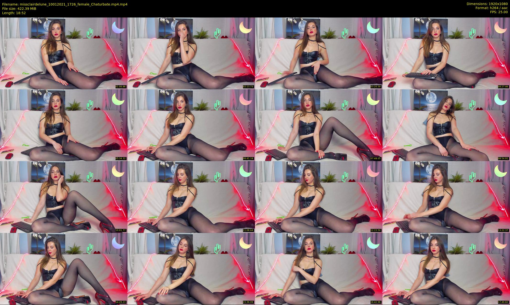 missclairdelune — 19 minute Chaturbate female cam show recording, 1080p, Jan 10, 2021