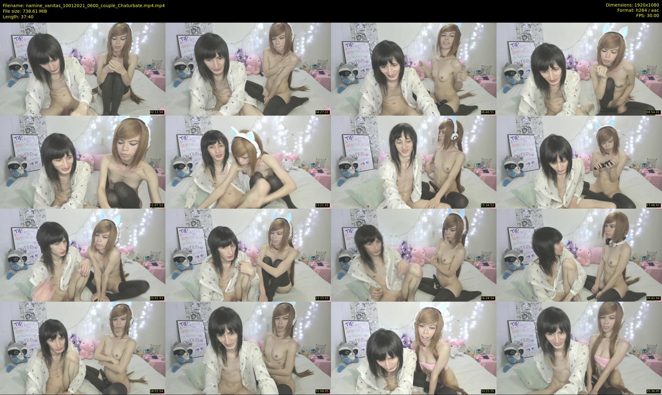 namine_vanitas — 38 minute Chaturbate couple cam show recording, 1080p, Jan 10, 2021
