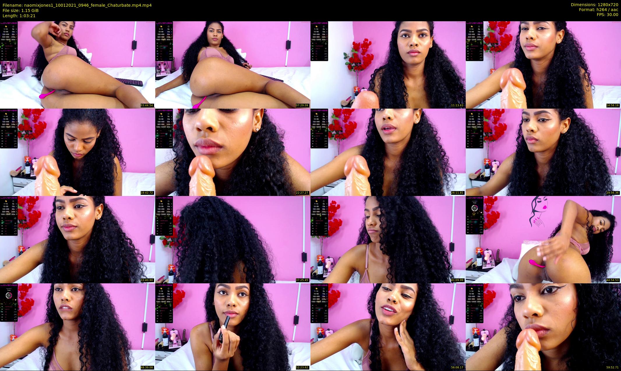 naomixjones1 — 64 minute Chaturbate female cam show recording, 720p, Jan 10, 2021