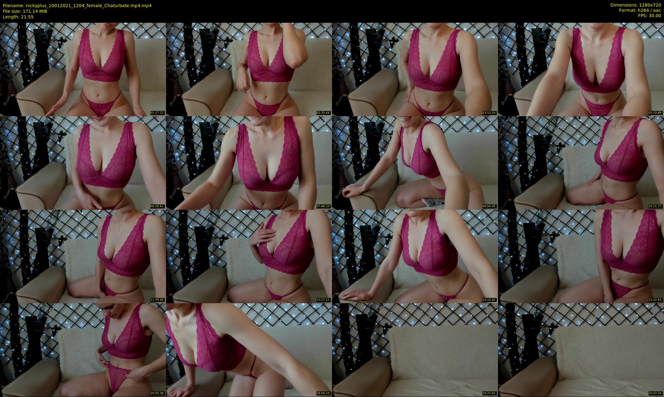 nickyplus — 22 minute Chaturbate couple cam show recording, 720p, Jan 10, 2021