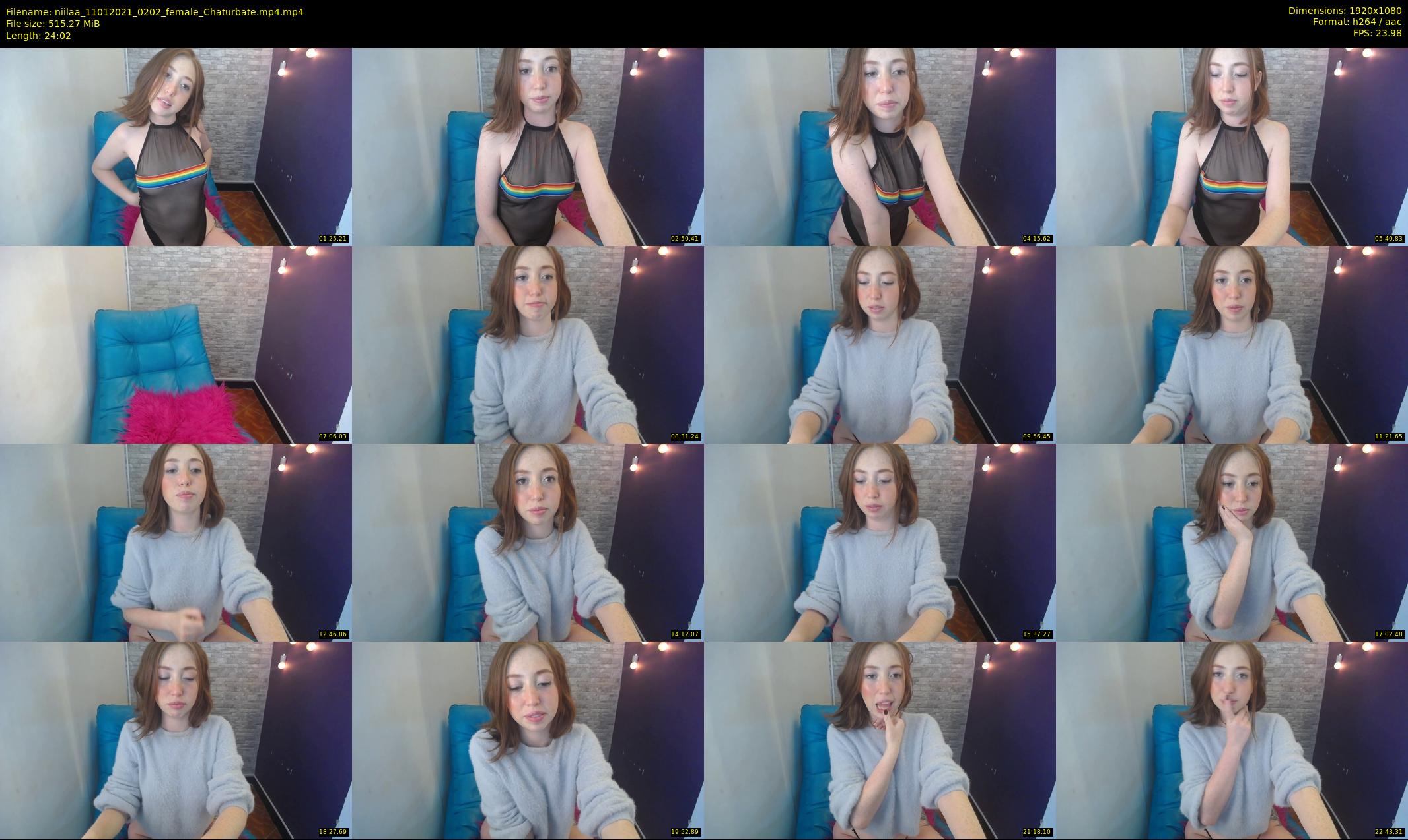 niilaa — 25 minute Chaturbate female cam show recording, 1080p, Jan 11, 2021