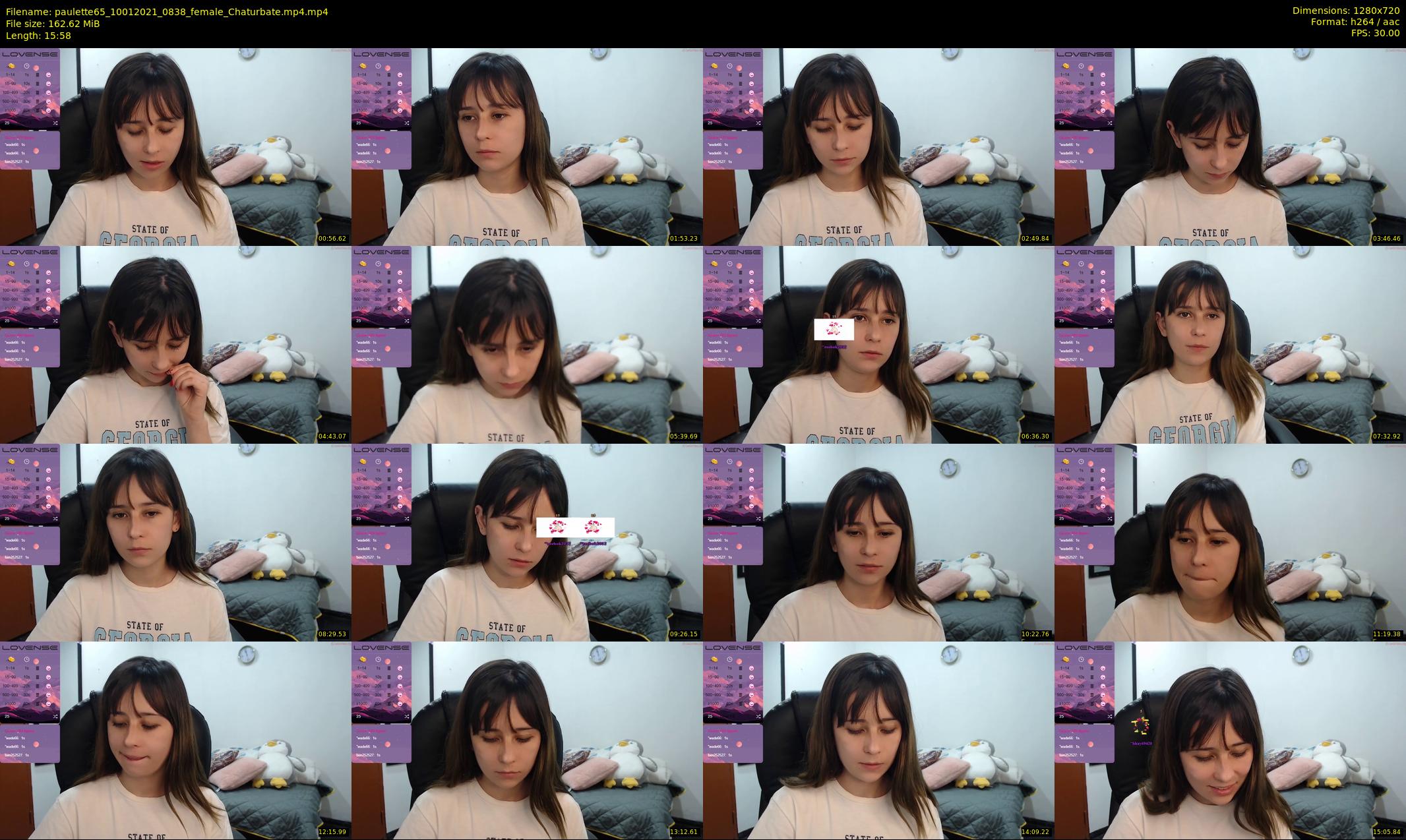 paulette65 — 16 minute Chaturbate female cam show recording, 720p, Jan 10, 2021