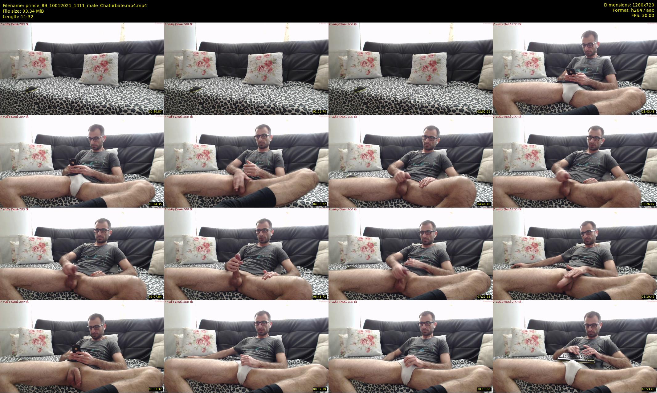 prince_89 — 12 minute Chaturbate male cam show recording, 720p, Jan 10, 2021