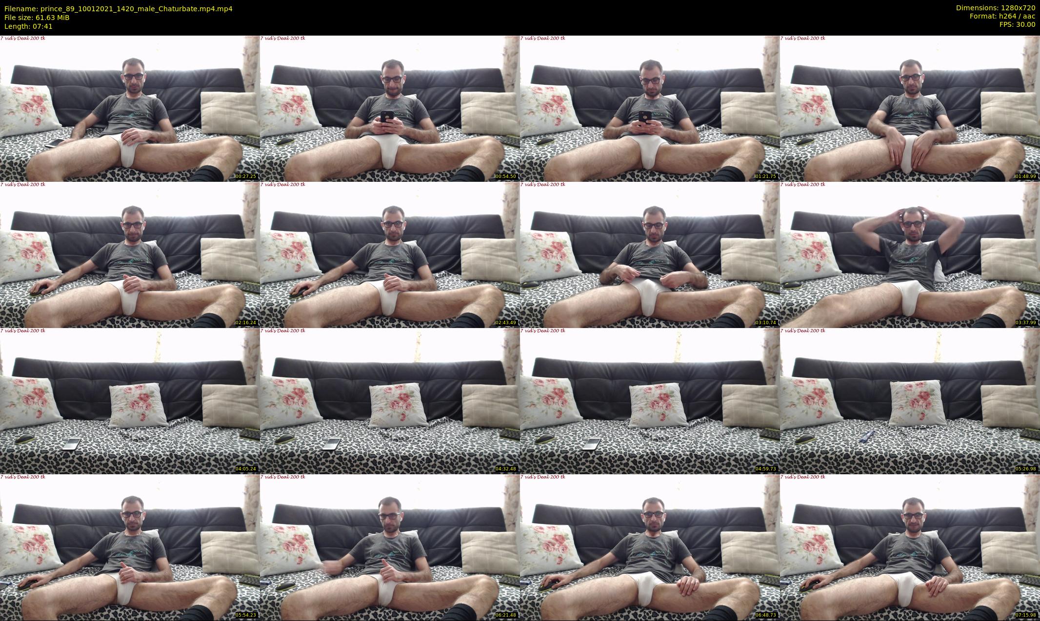 prince_89 — 8 minute Chaturbate male cam show recording, 720p, Jan 10, 2021