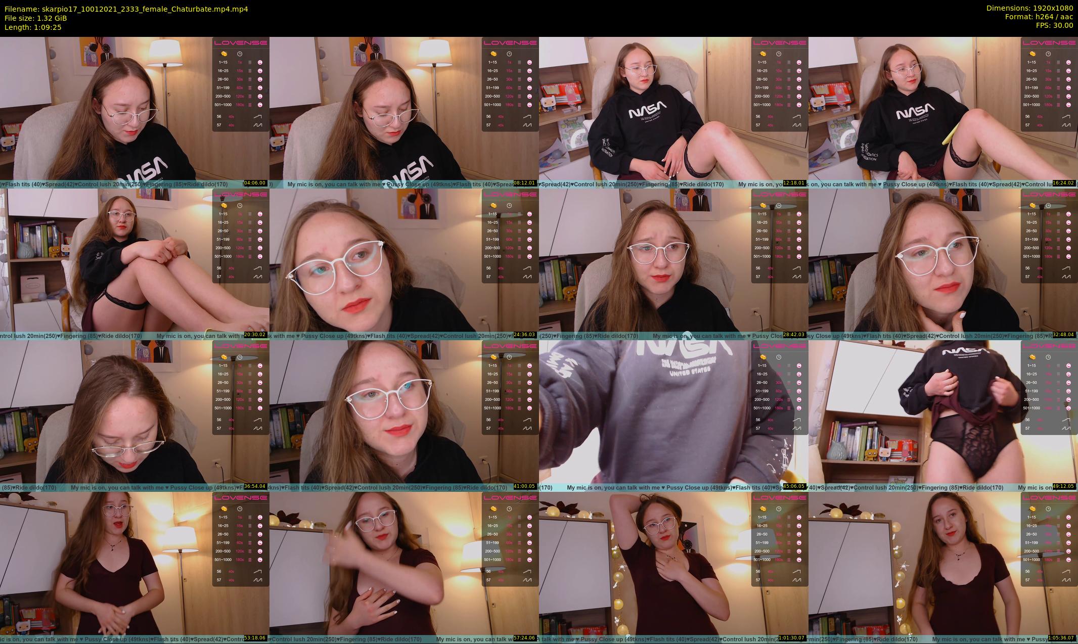 skarpio17 — 70 minute Chaturbate female cam show recording, 1080p, Jan 10, 2021