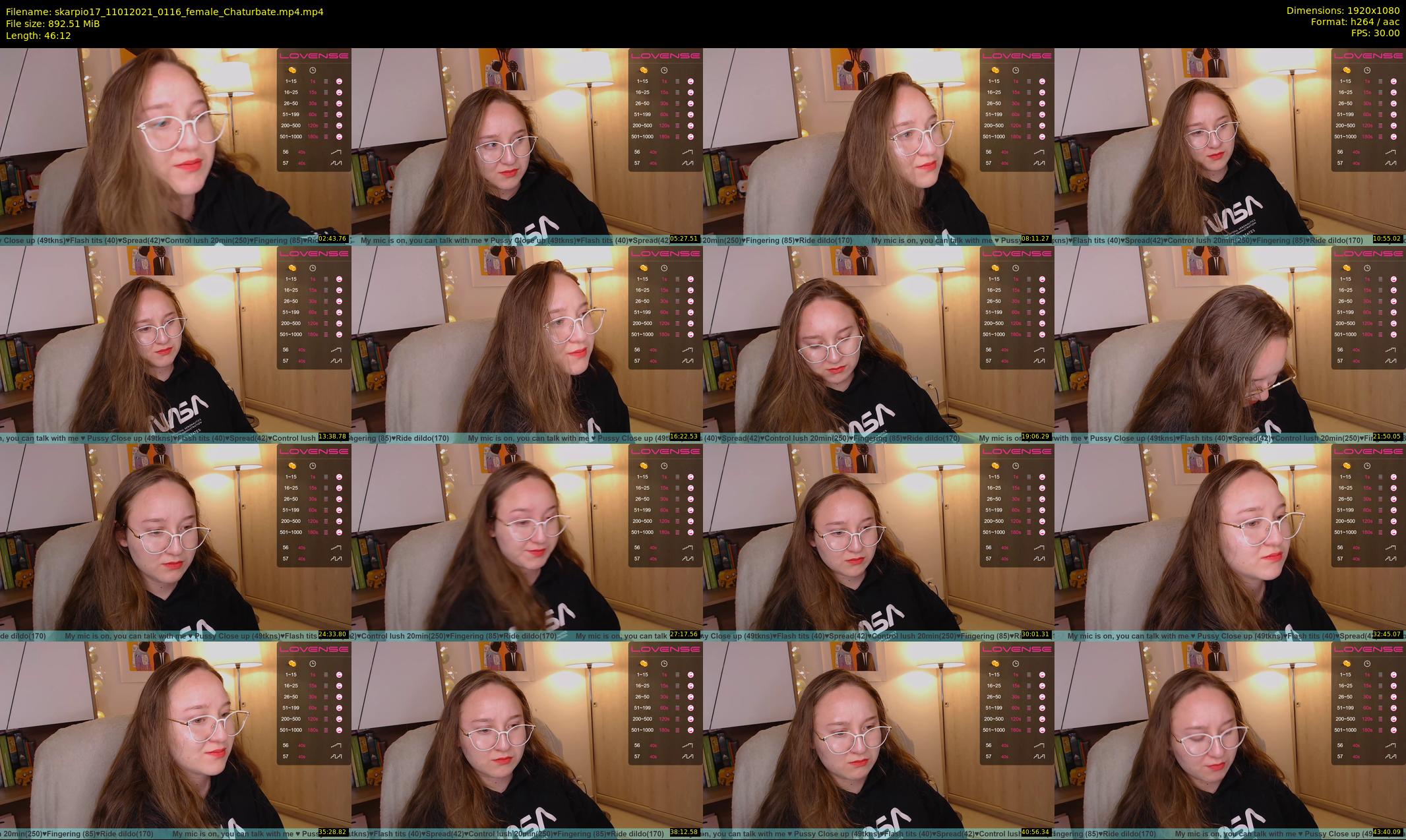 skarpio17 — 47 minute Chaturbate female cam show recording, 1080p, Jan 11, 2021
