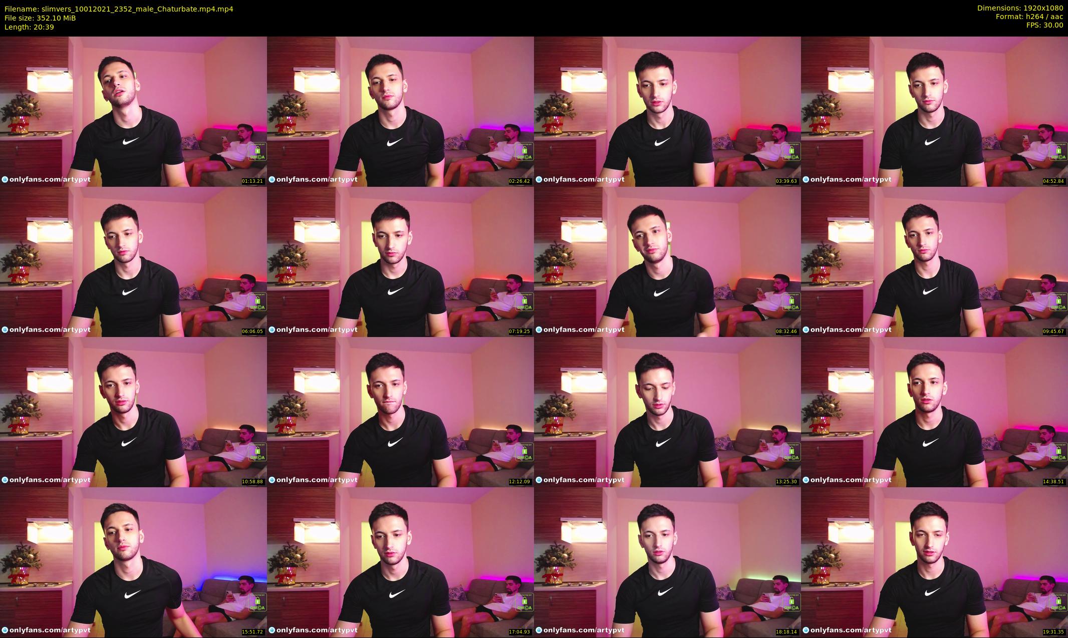 slimvers — 21 minute Chaturbate male cam show recording, 1080p, Jan 10, 2021