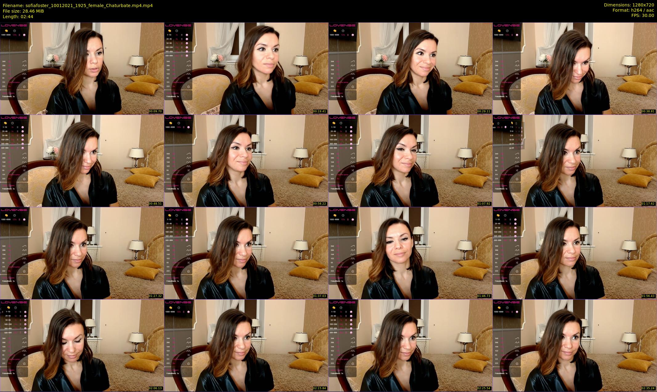 sofiafoster — 3 minute Chaturbate female cam show recording, 720p, Jan 10, 2021