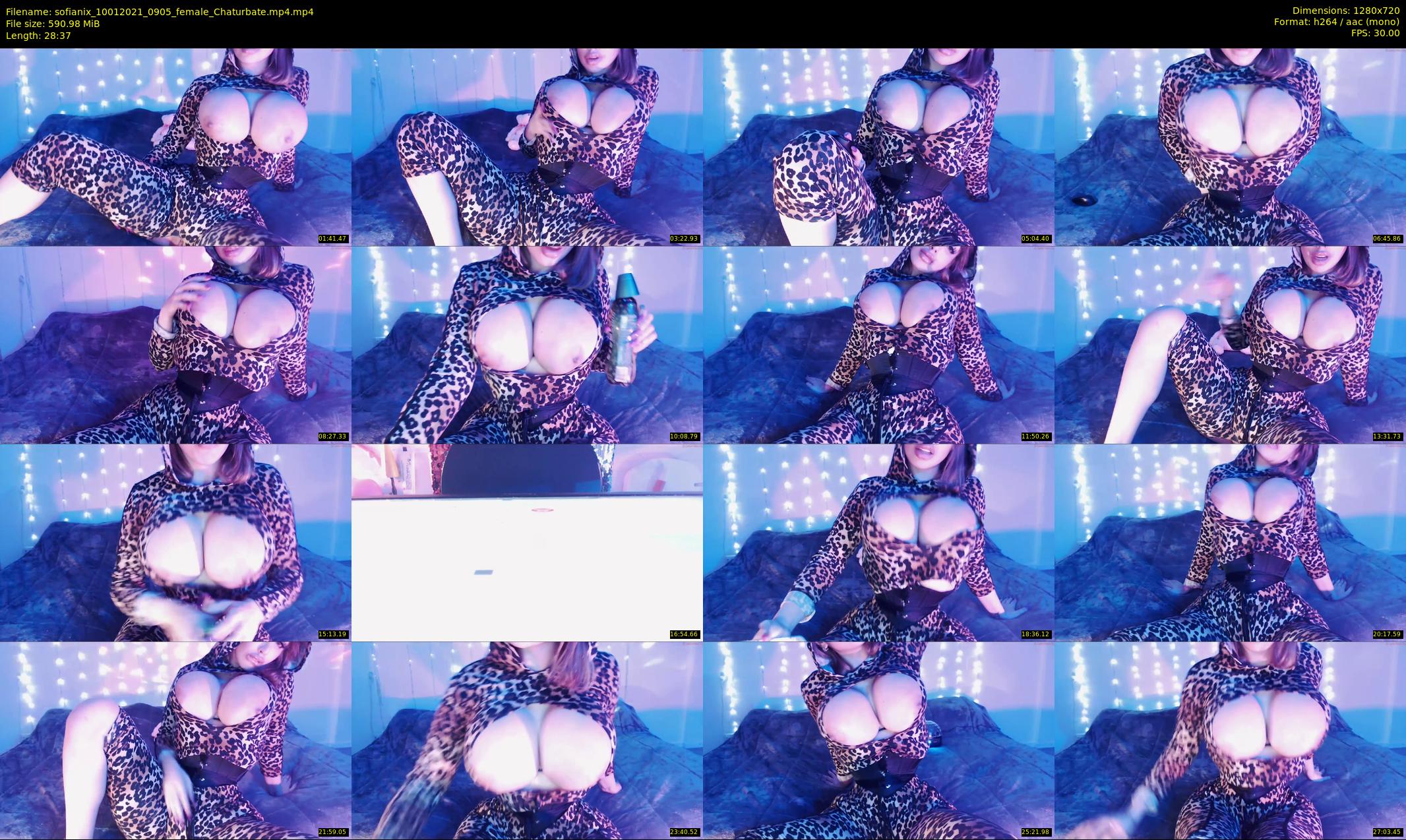 sofianix — 29 minute Chaturbate female cam show recording, 720p, Jan 10, 2021