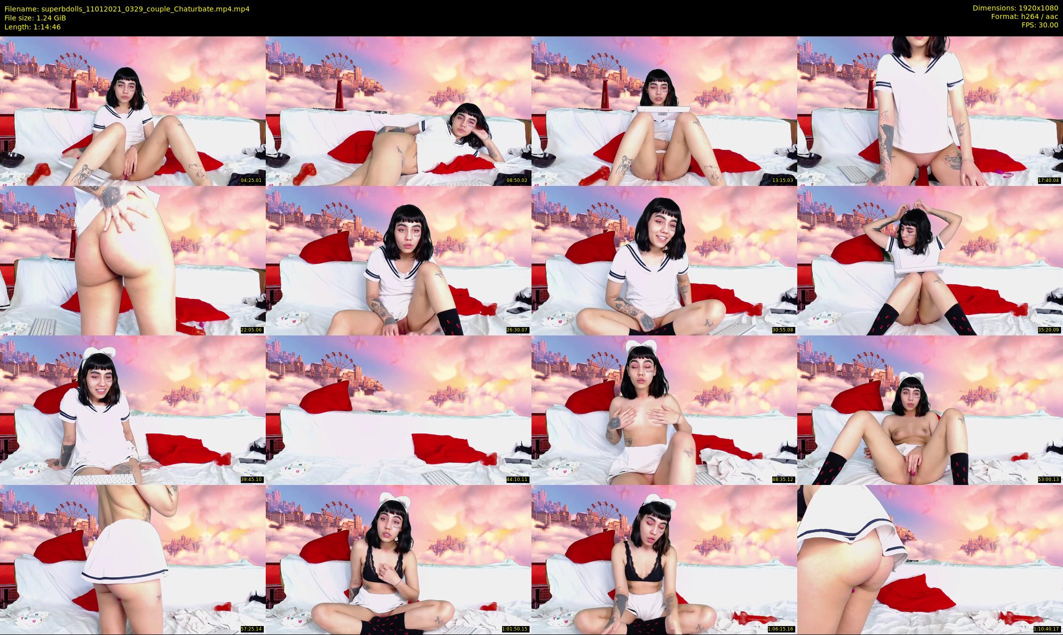 superbdolls — 75 minute Chaturbate couple cam show recording, 1080p, Jan 11, 2021