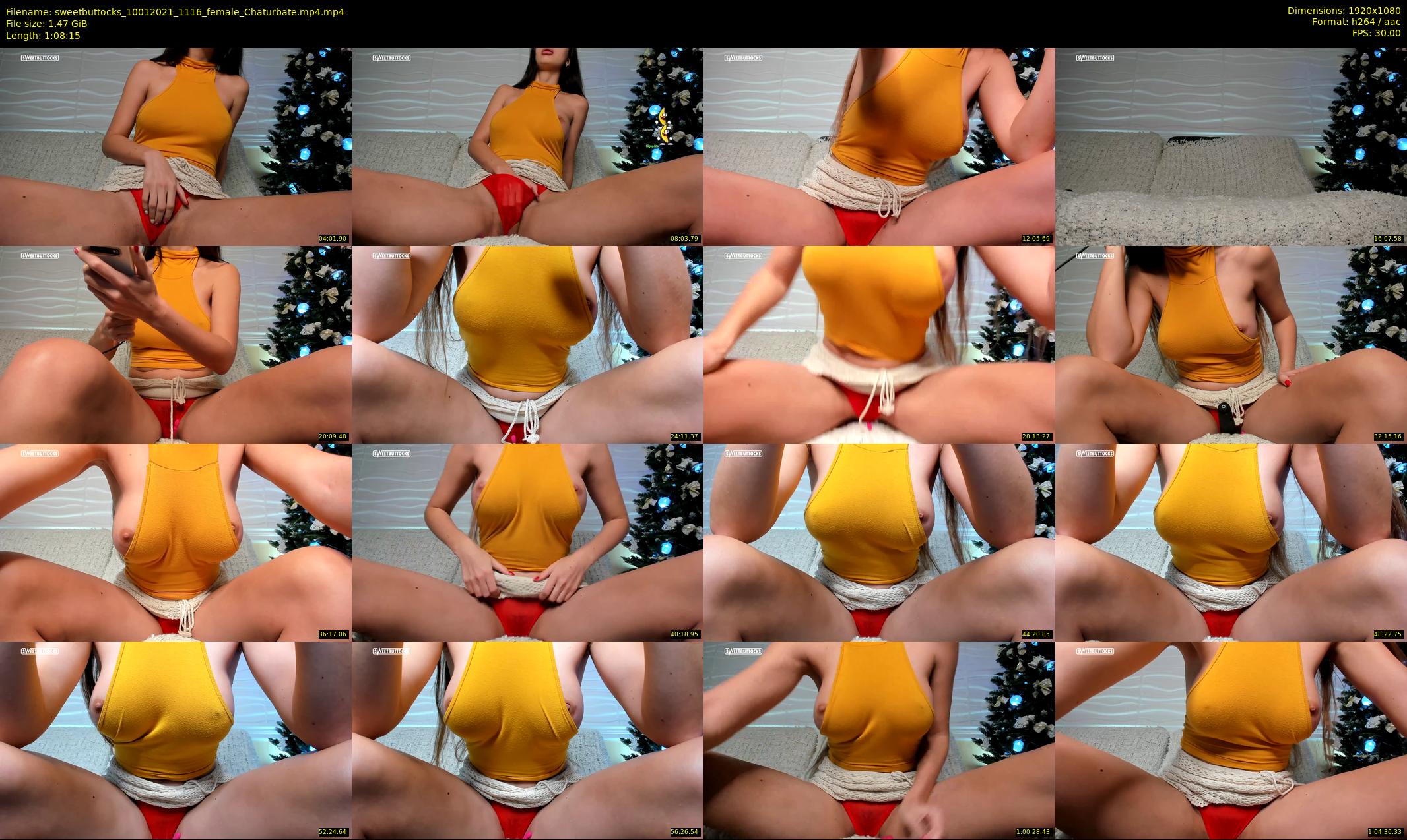 sweetbuttocks — 69 minute Chaturbate female cam show recording, 1080p, Jan 10, 2021