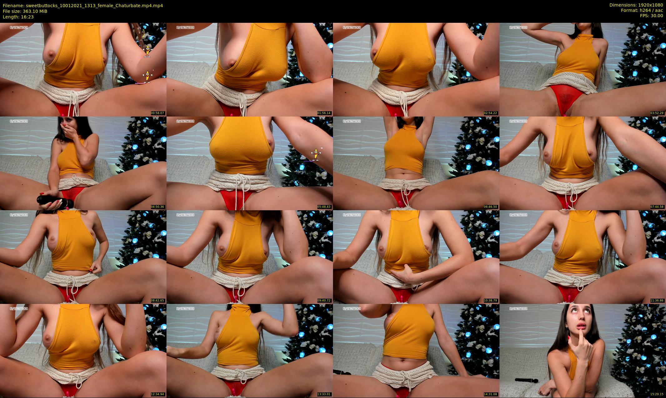 sweetbuttocks — 17 minute Chaturbate female cam show recording, 1080p, Jan 10, 2021