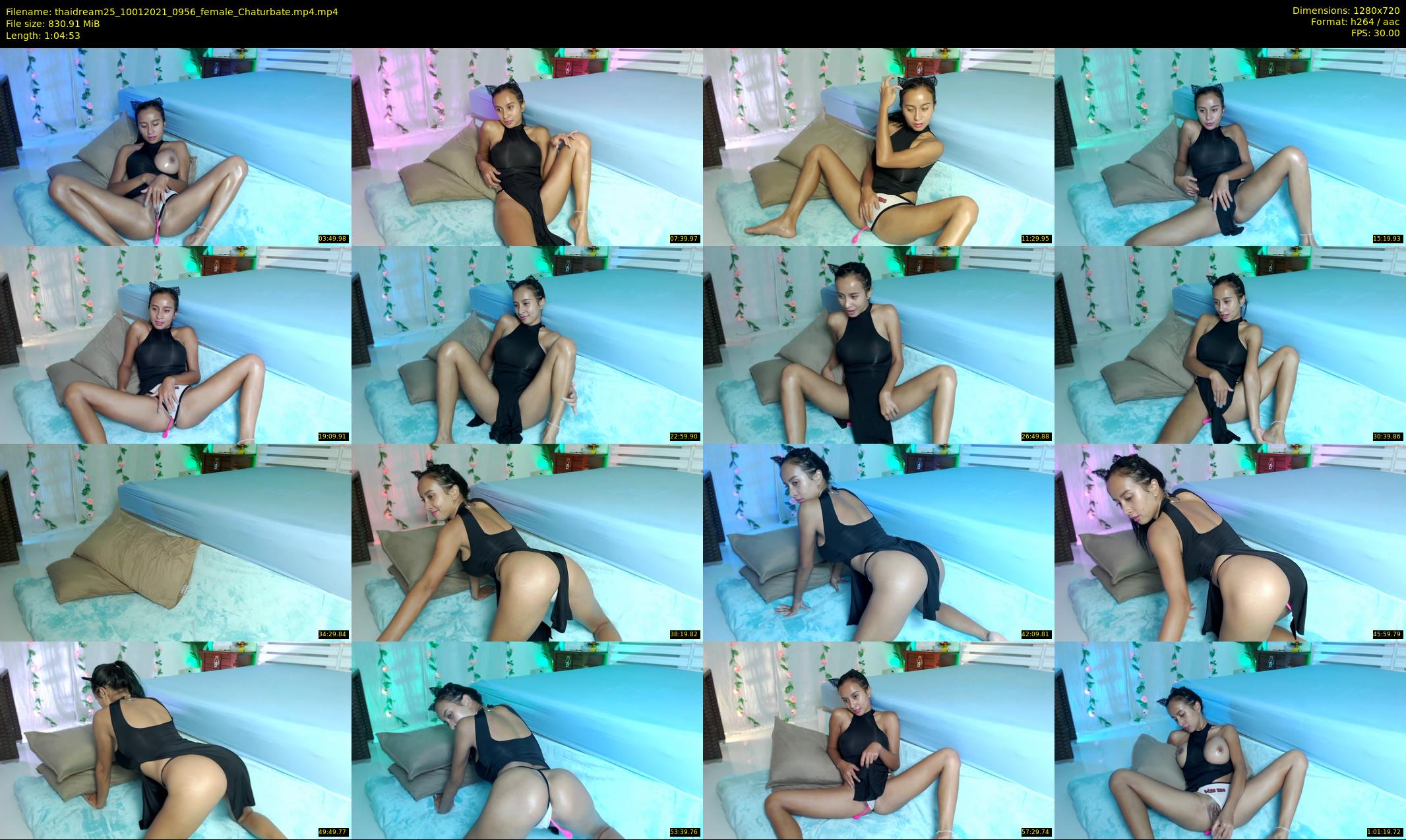 thaidream25 — 65 minute Chaturbate female cam show recording, 720p, Jan 10, 2021