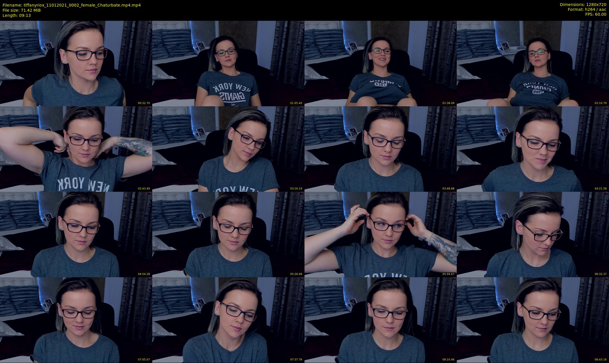 tiffanyriox — 10 minute Chaturbate female cam show recording, 720p, Jan 11, 2021