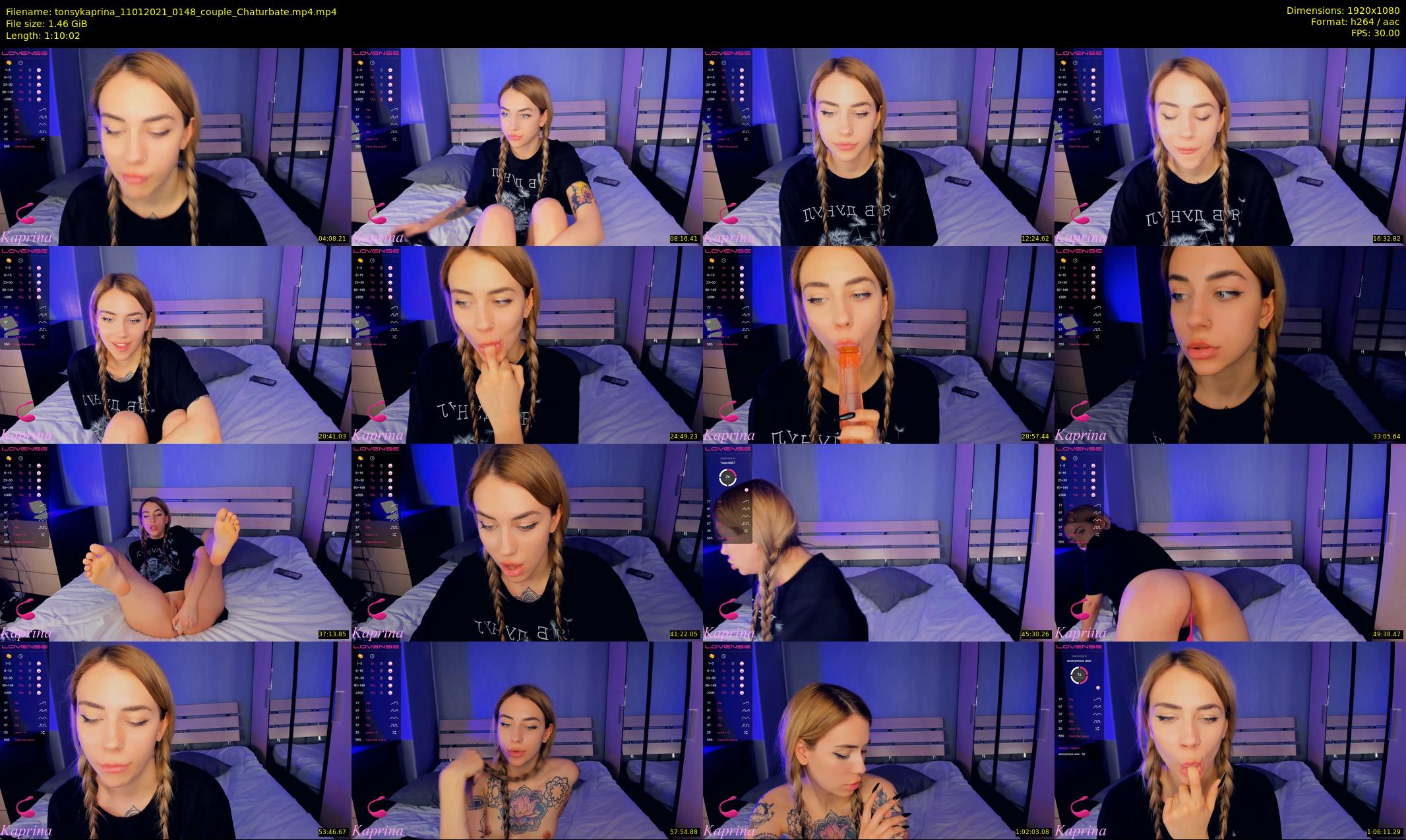 tonsykaprina — 71 minute Chaturbate couple cam show recording, 1080p, Jan 11, 2021