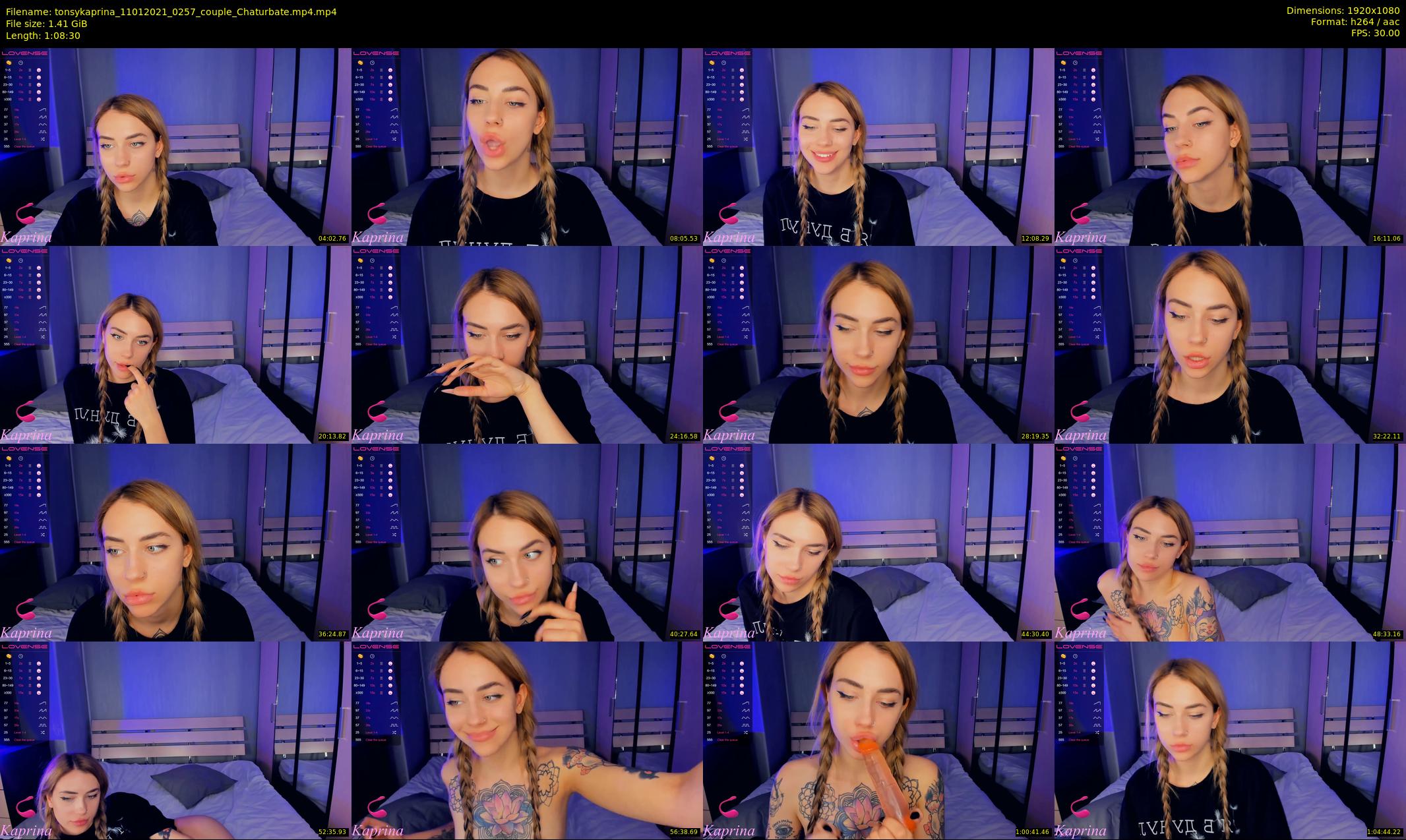 tonsykaprina — 69 minute Chaturbate couple cam show recording, 1080p, Jan 11, 2021