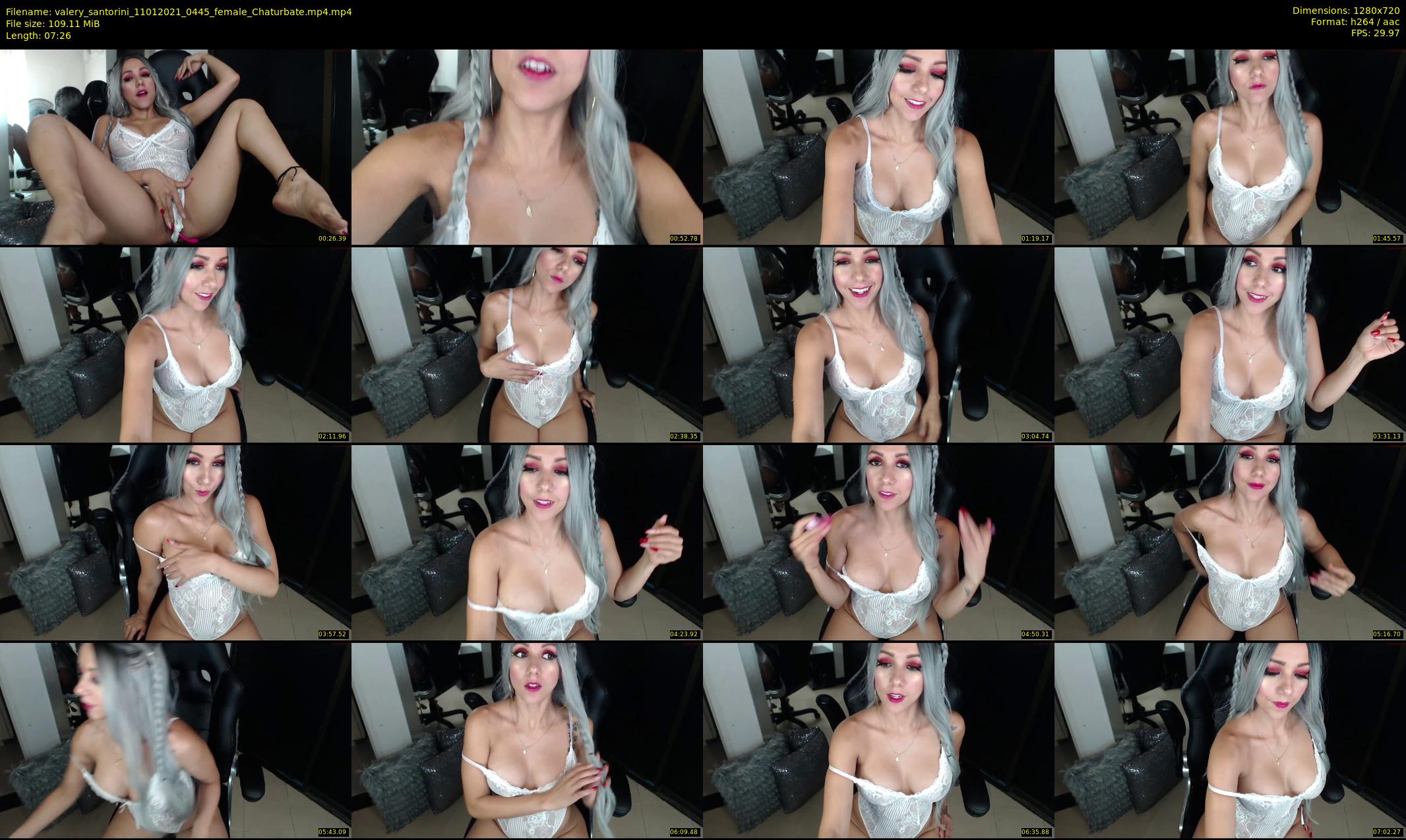 valery_santorini — 8 minute Chaturbate female cam show recording, 720p, Jan 11, 2021