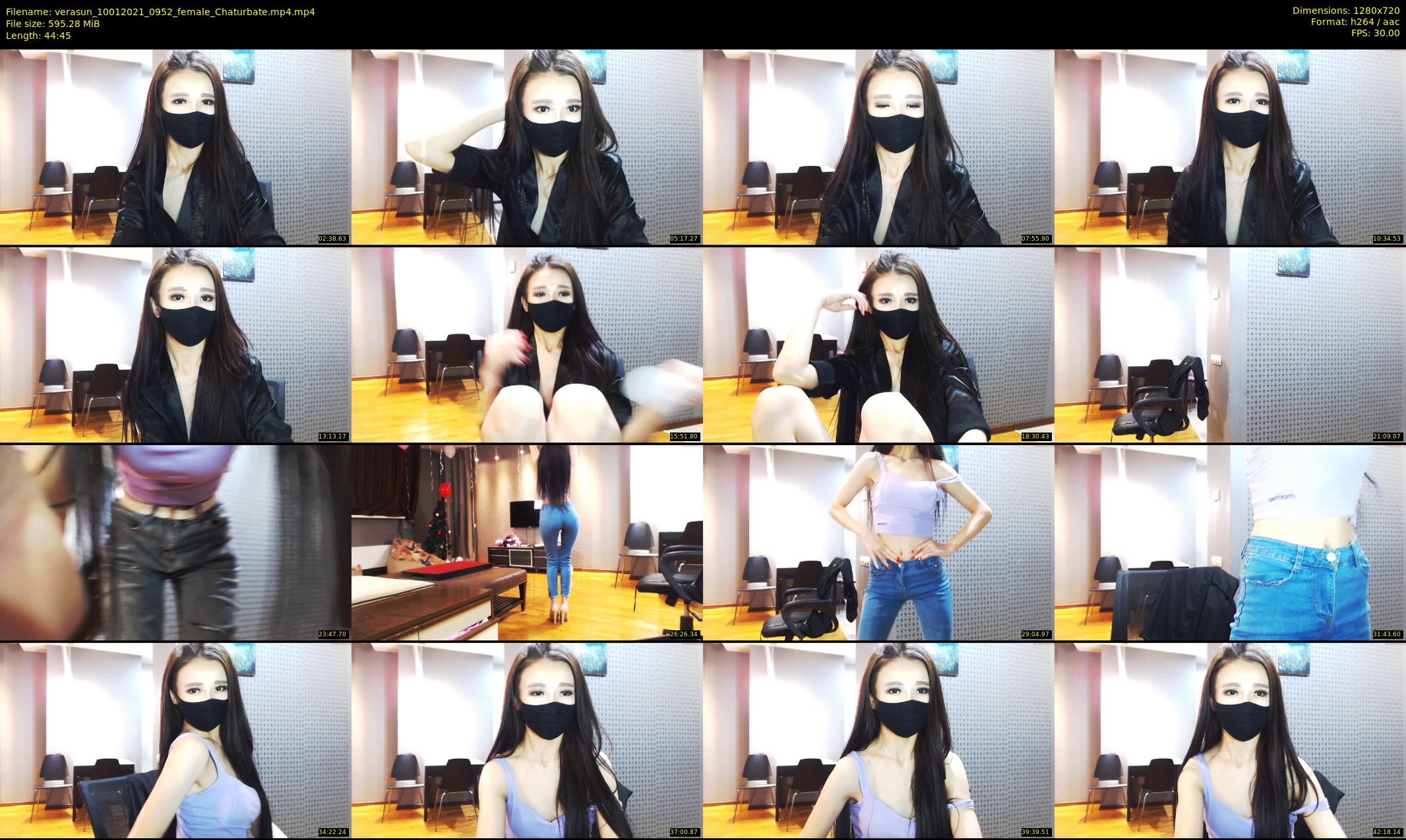 verasun — 45 minute Chaturbate female cam show recording, 720p, Jan 10, 2021