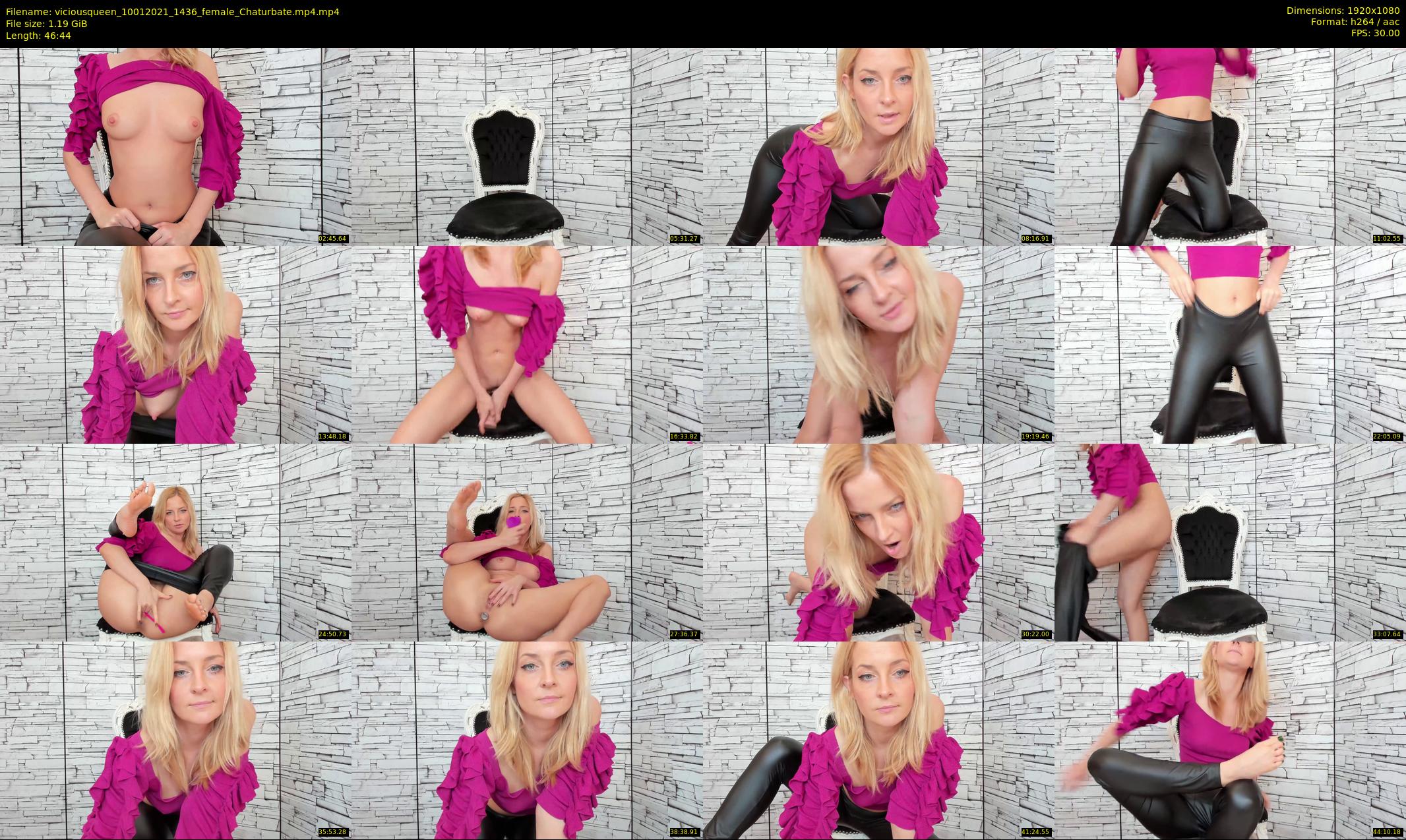 viciousqueen — 47 minute Chaturbate female cam show recording, 1080p, Jan 10, 2021