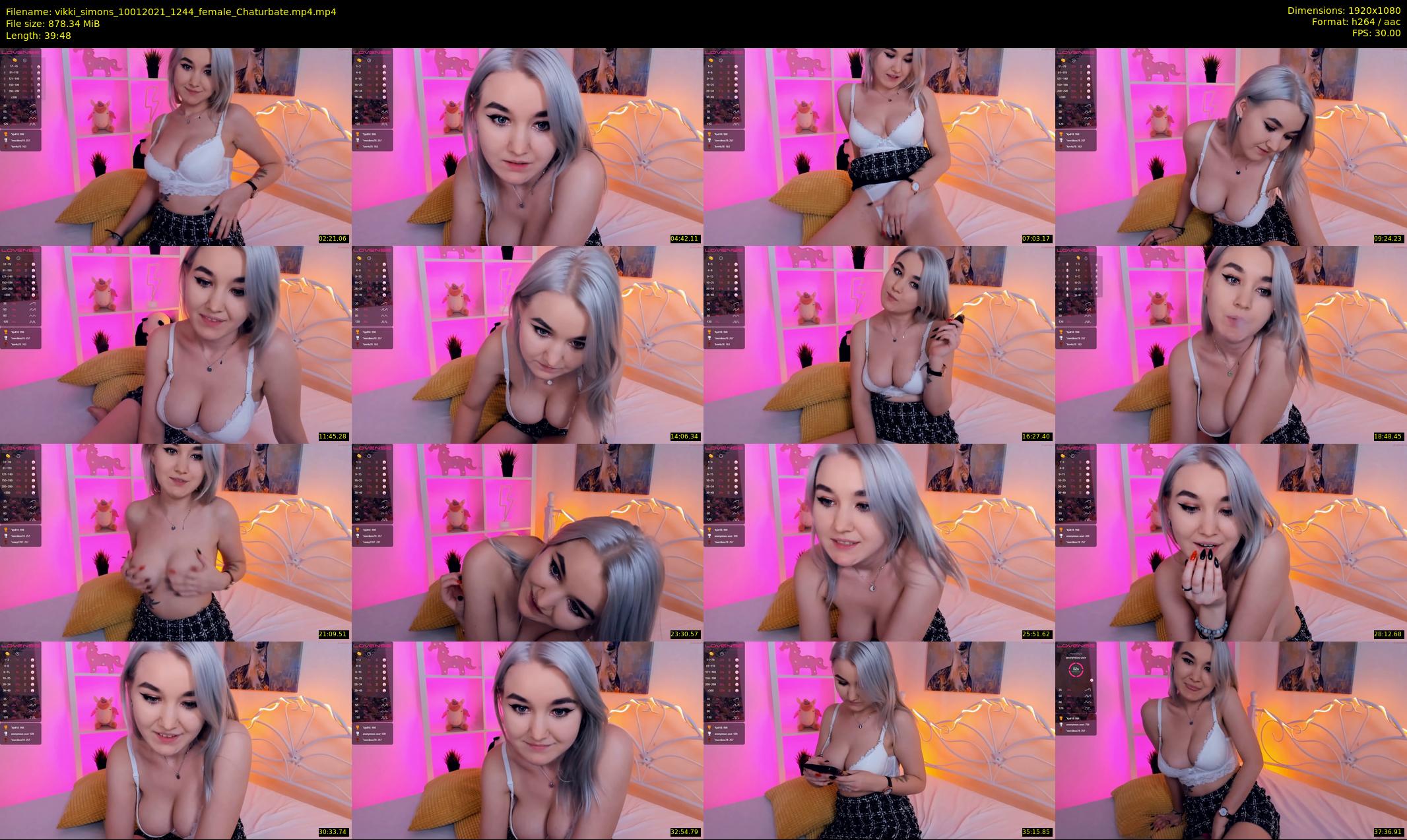 vikki_simons — 40 minute Chaturbate couple cam show recording, 1080p, Jan 10, 2021
