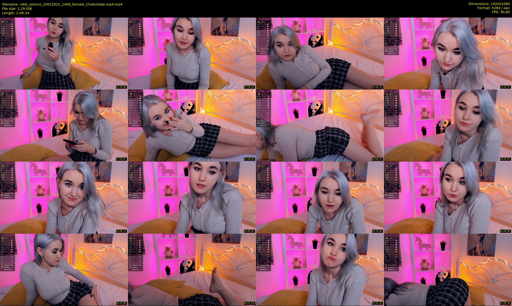 vikki_simons — 61 minute Chaturbate couple cam show recording, 1080p, Jan 10, 2021