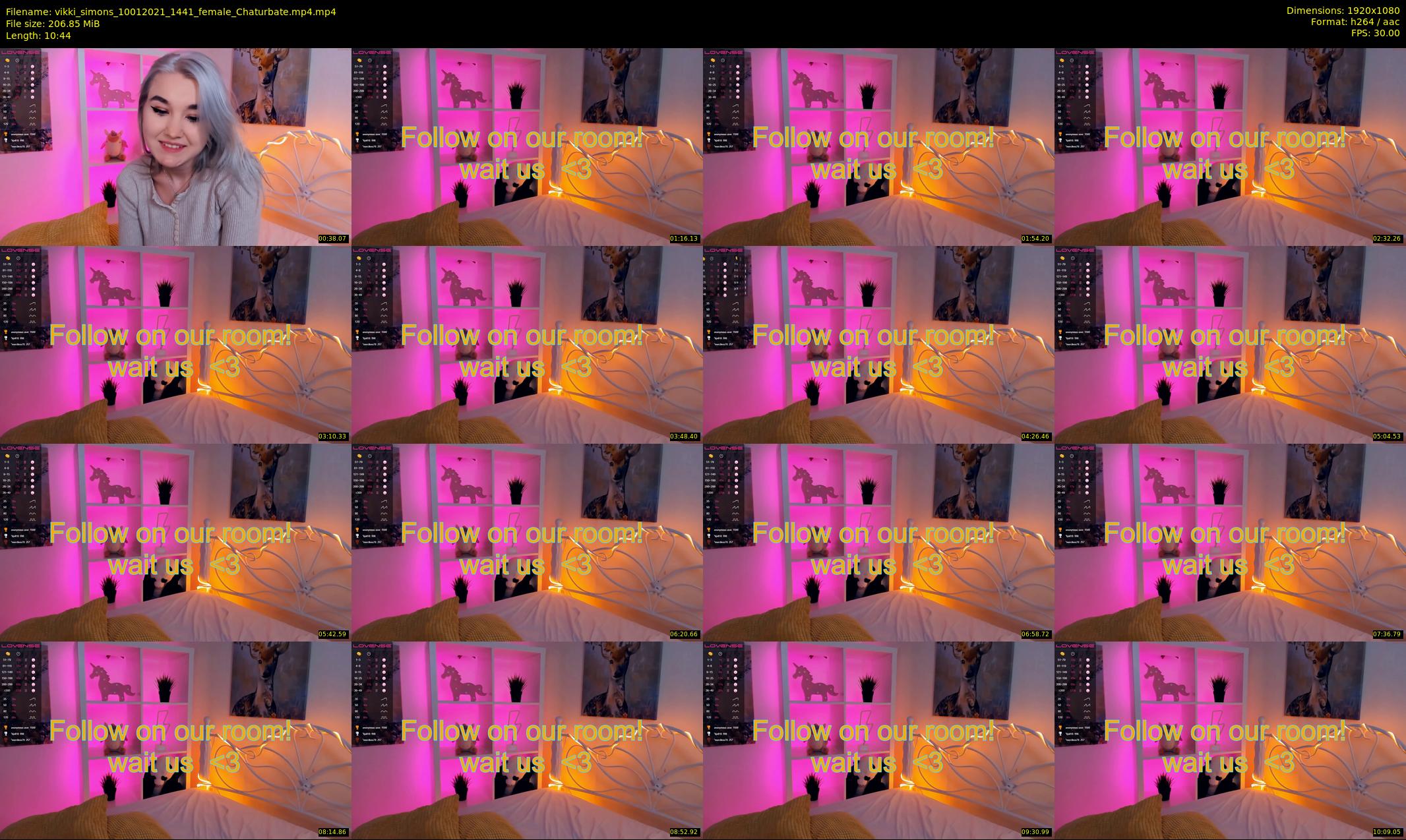 vikki_simons — 11 minute Chaturbate couple cam show recording, 1080p, Jan 10, 2021