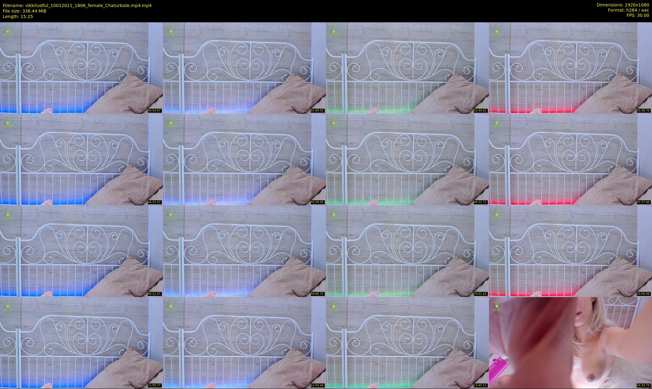 vikkilustful — 16 minute Chaturbate female cam show recording, 1080p, Jan 10, 2021