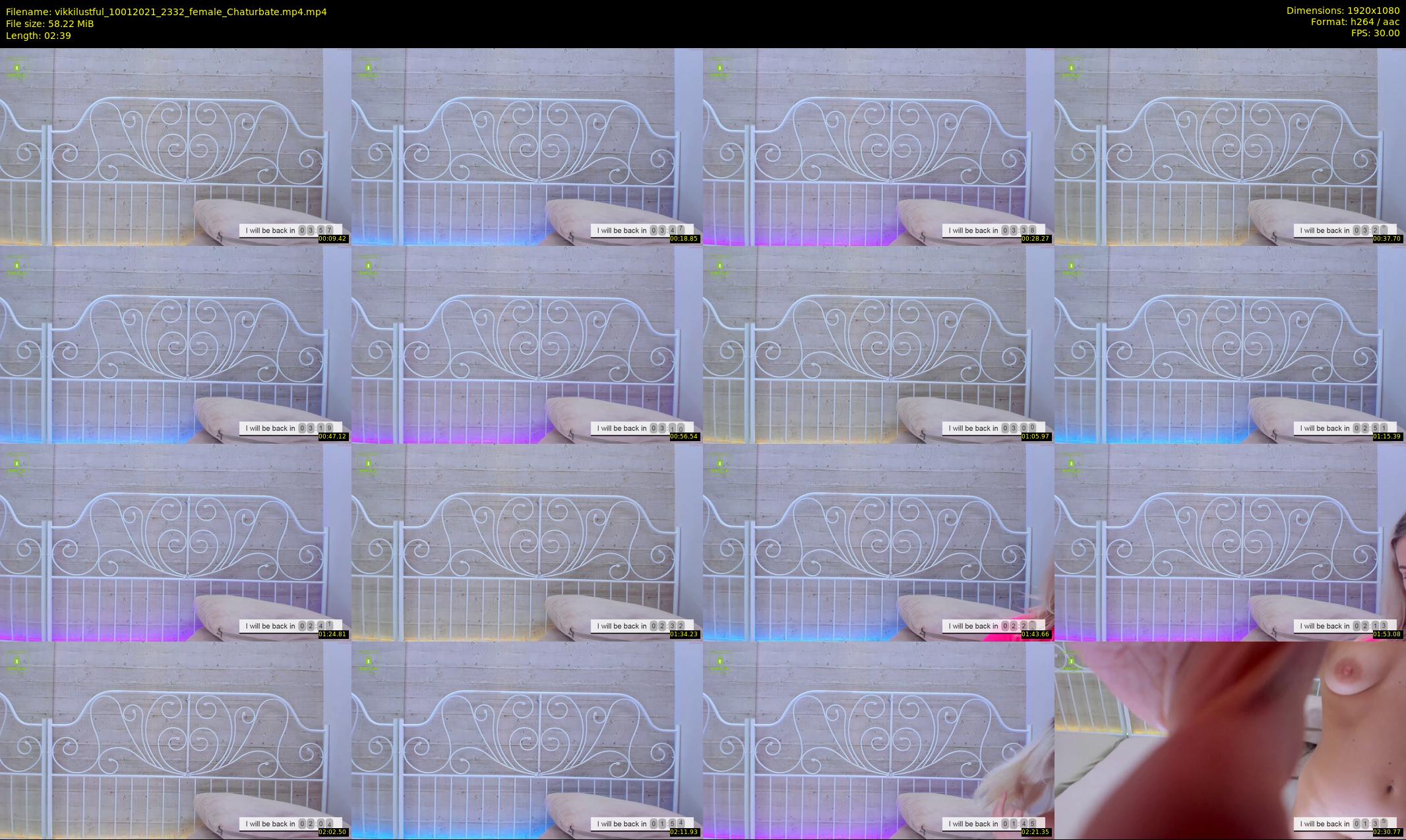 vikkilustful — 3 minute Chaturbate female cam show recording, 1080p, Jan 10, 2021
