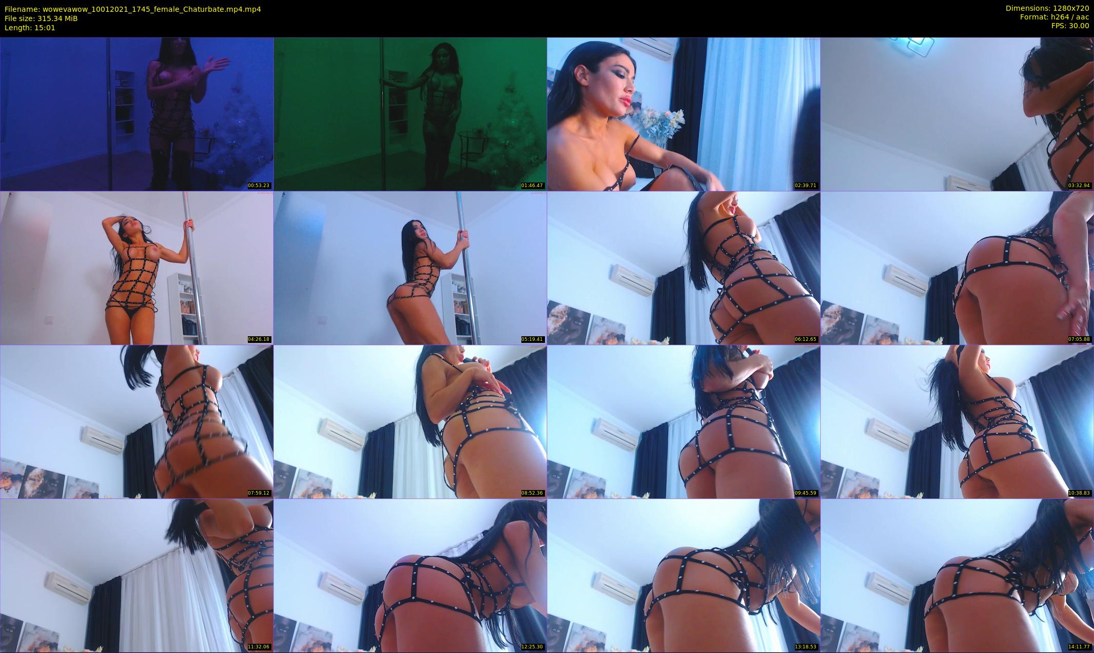 wowevawow — 16 minute Chaturbate female cam show recording, 720p, Jan 10, 2021